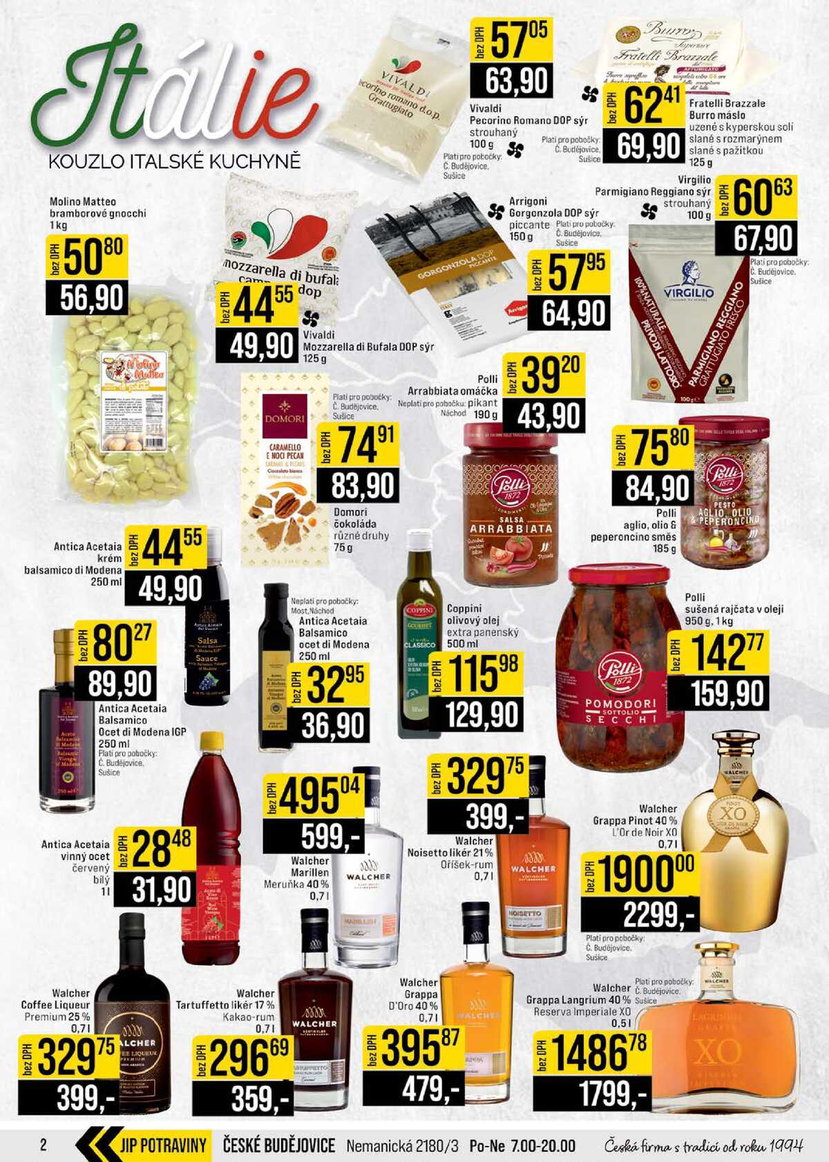 JIP Cash & Carry České Budějovice, Most, Náchod, Polička, Sušice a Svoboda nad Úpou od 22.4. do 28.4.2026 strana 2