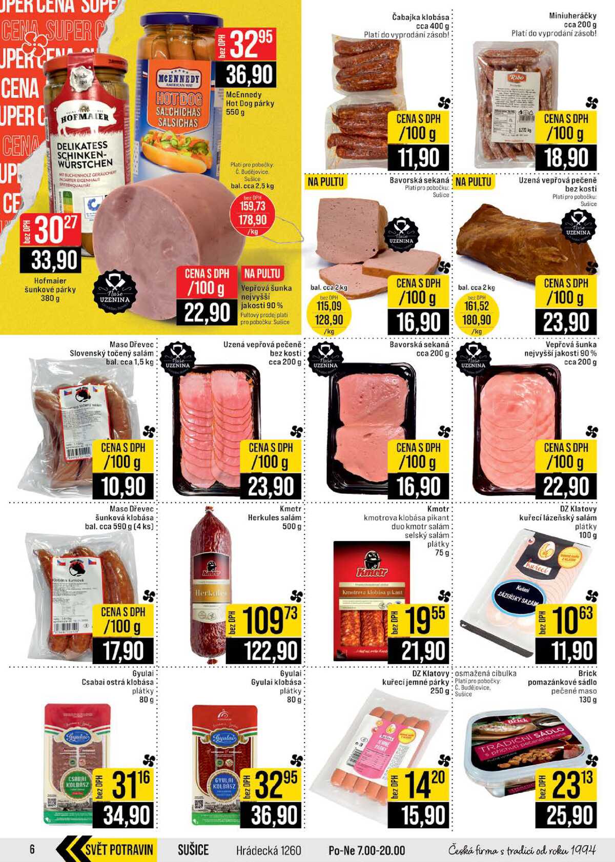 JIP Cash & Carry České Budějovice, Most, Náchod, Polička, Sušice a Svoboda nad Úpou od 22.4. do 28.4.2026 strana 6