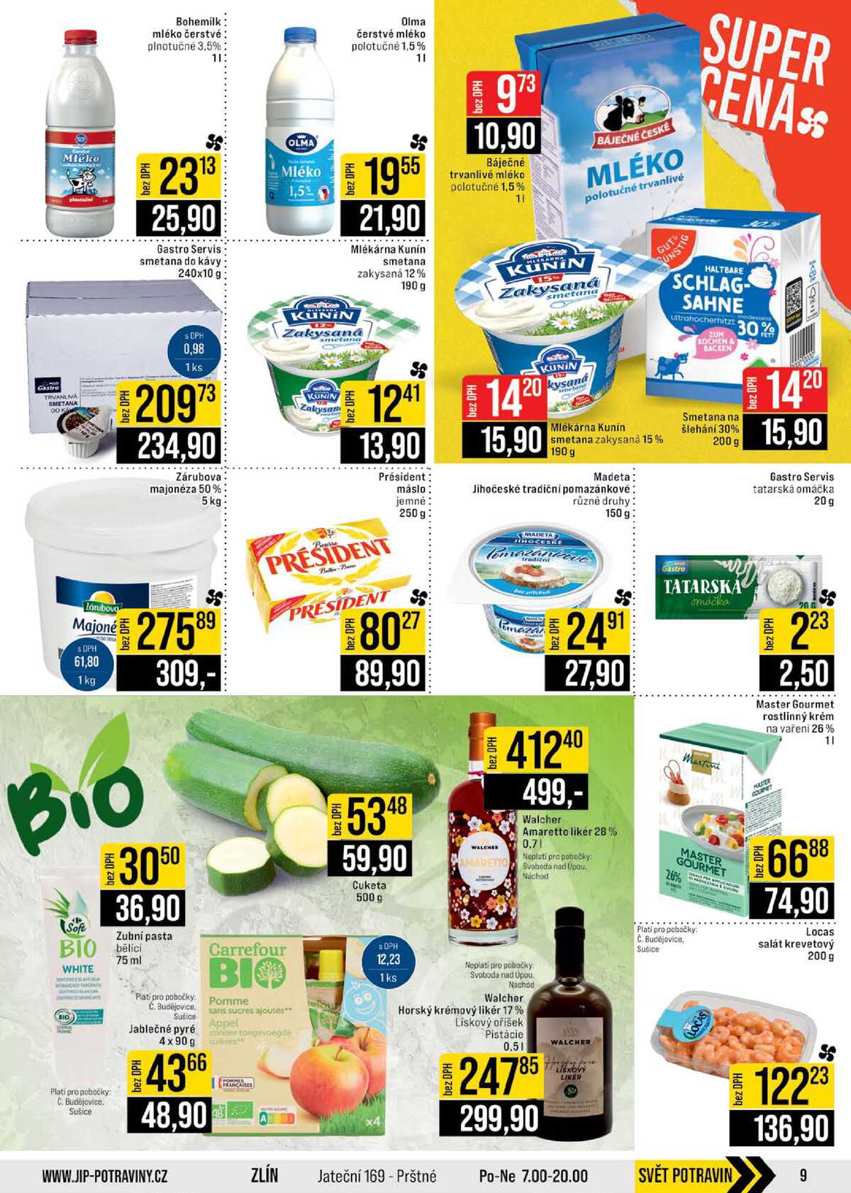 JIP Cash & Carry České Budějovice, Most, Náchod, Polička, Sušice a Svoboda nad Úpou od 22.4. do 28.4.2026 strana 9