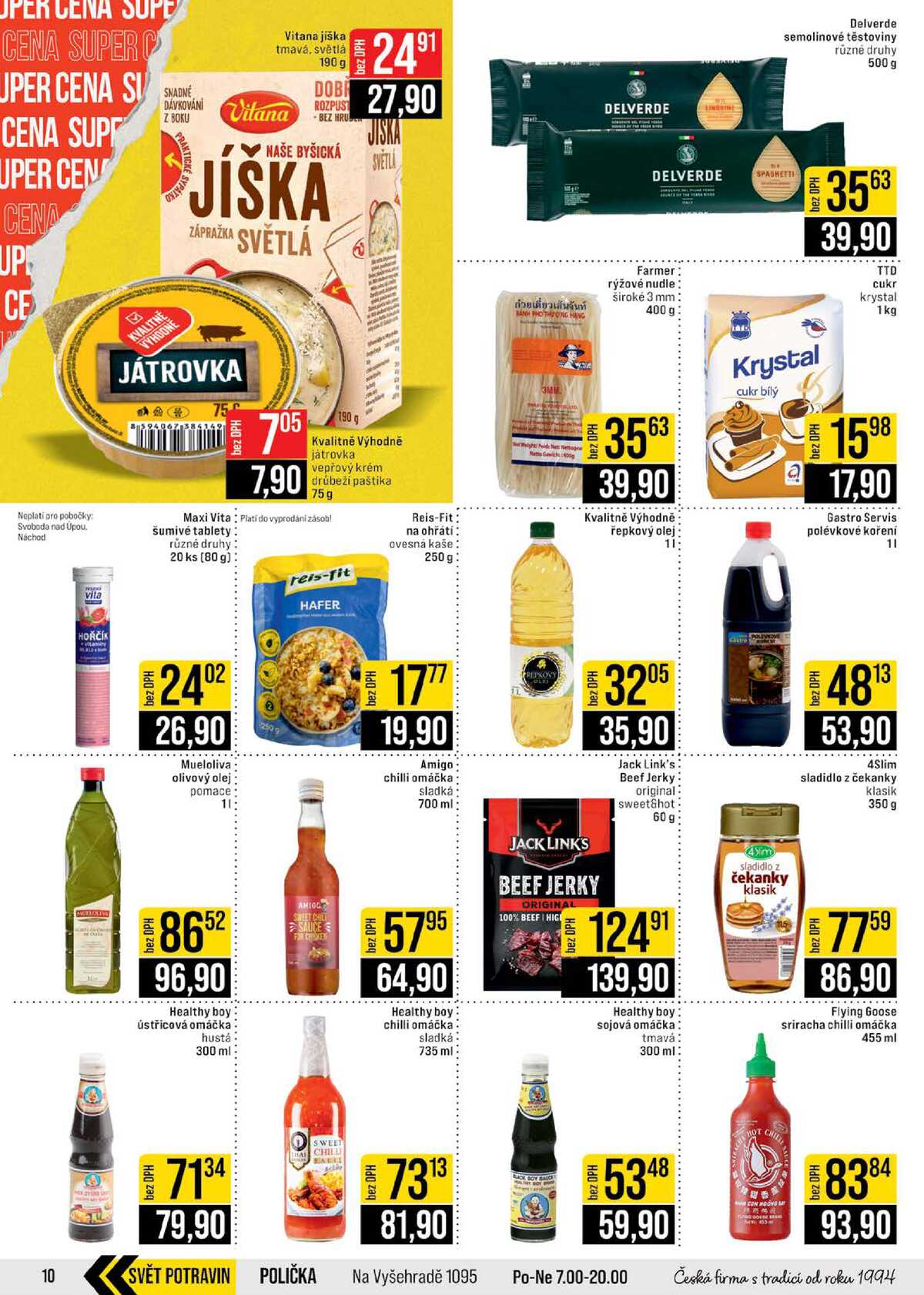 JIP Cash & Carry České Budějovice, Most, Náchod, Polička, Sušice a Svoboda nad Úpou od 22.4. do 28.4.2026 strana 10
