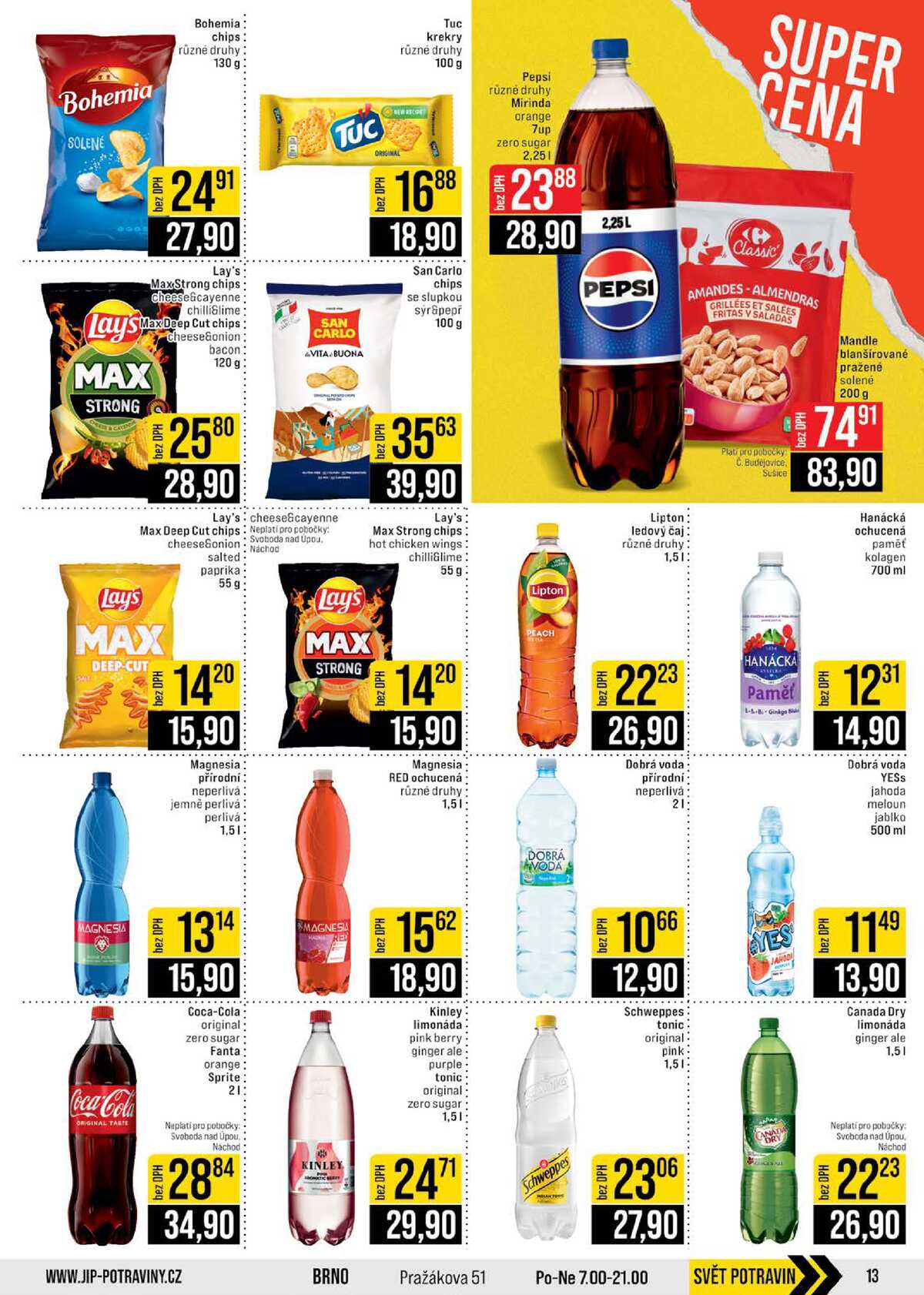 JIP Cash & Carry České Budějovice, Most, Náchod, Polička, Sušice a Svoboda nad Úpou od 22.4. do 28.4.2026 strana 13