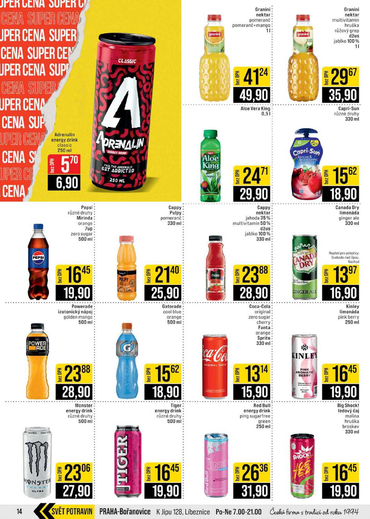 JIP Cash & Carry České Budějovice, Most, Náchod, Polička, Sušice a Svoboda nad Úpou od 22.4. do 28.4.2026 strana 14