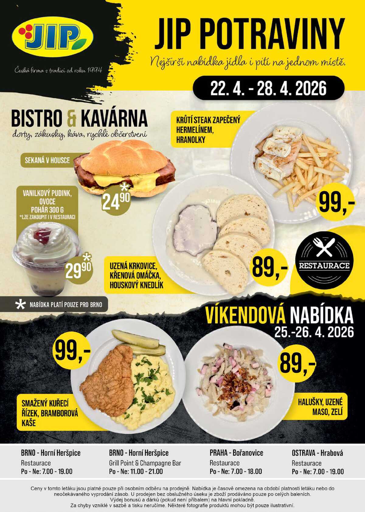 JIP Cash & Carry České Budějovice, Most, Náchod, Polička, Sušice a Svoboda nad Úpou od 22.4. do 28.4.2026 strana 20