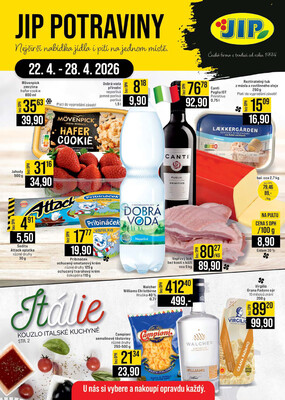JIP Cash &amp;amp; Carry České Budějovice, Most, Náchod, Polička, Sušice a Svoboda nad Úpou od 22.4. do 28.4.2026