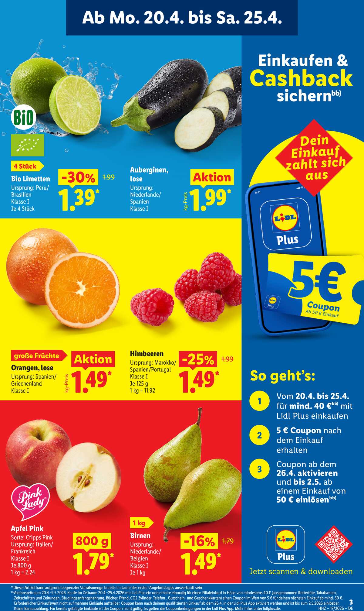 Leták Lidl Německo 20.4.-25.4.2026 strana 7