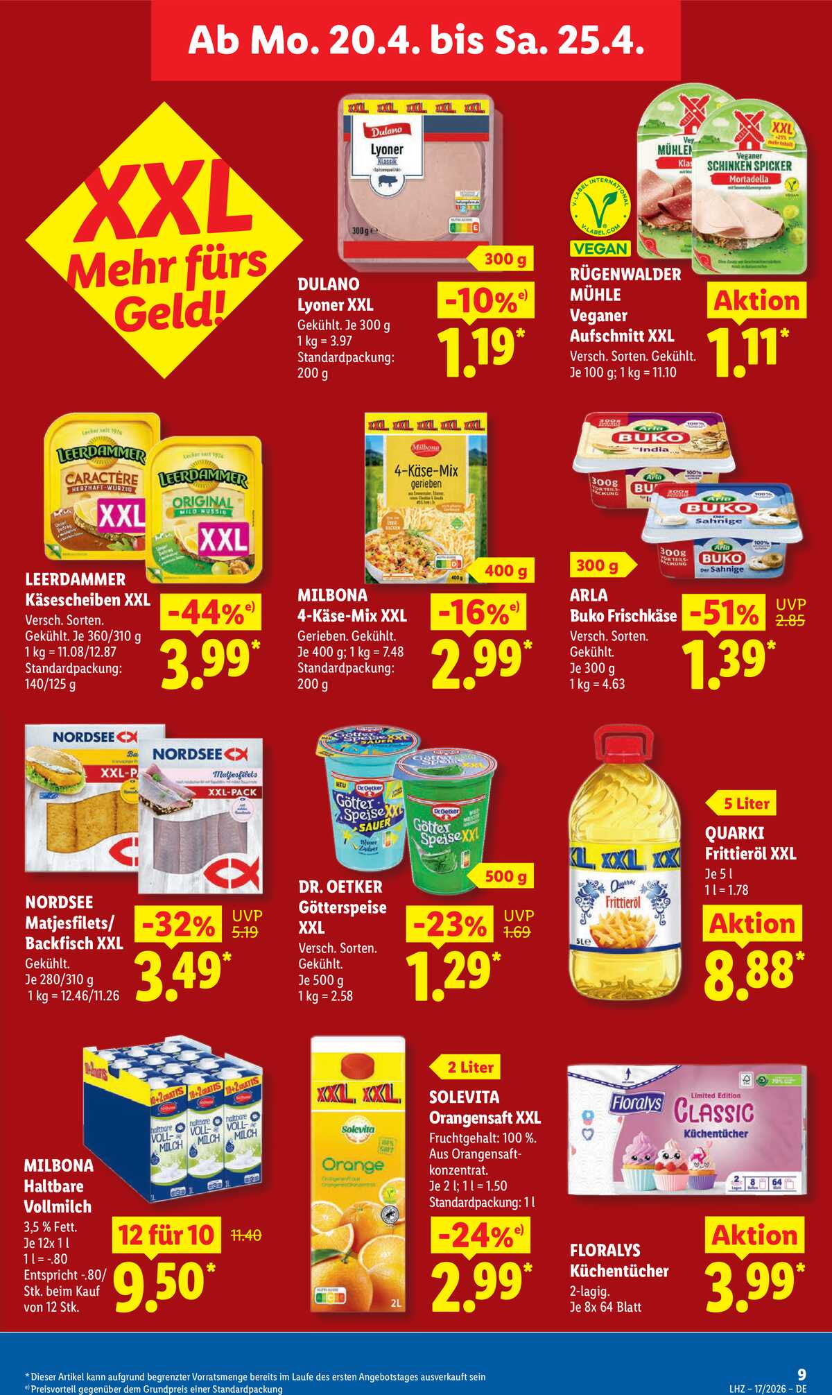 Leták Lidl Německo 20.4.-25.4.2026 strana 19