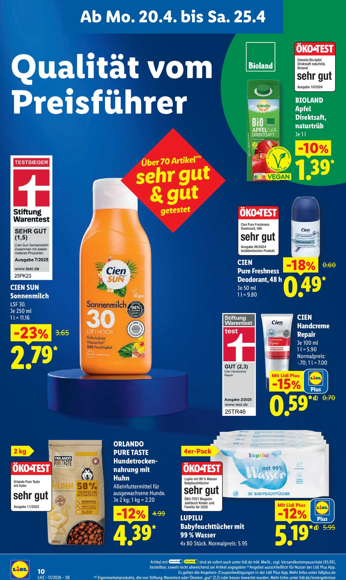 Leták Lidl Německo 20.4.-25.4.2026 strana 24