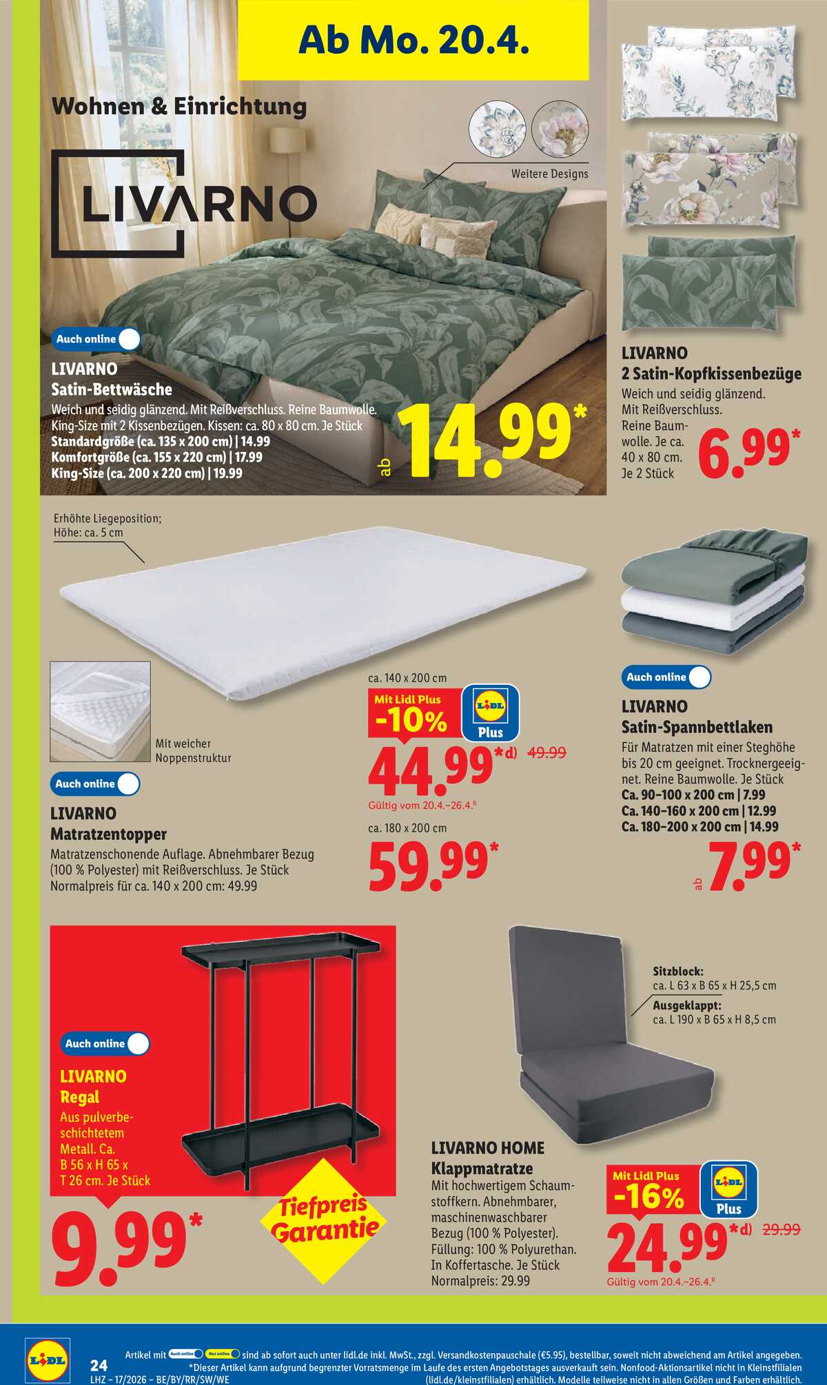 Leták Lidl Německo 20.4.-25.4.2026 strana 42