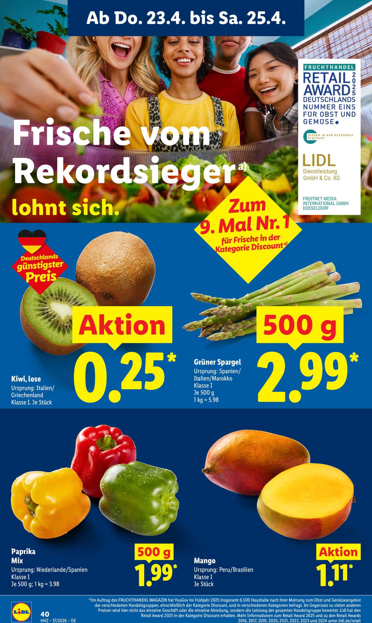 Leták Lidl Německo 20.4.-25.4.2026 strana 62