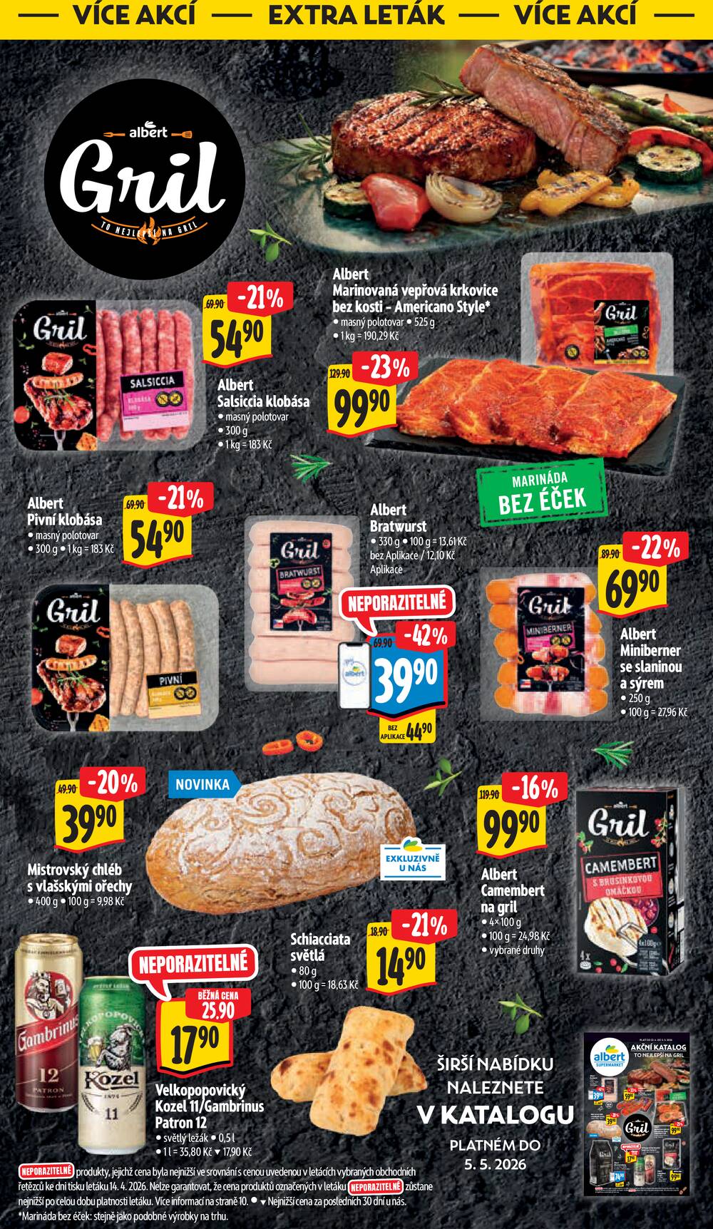 Albert Supermarket od 29.4. do 5.5.2026