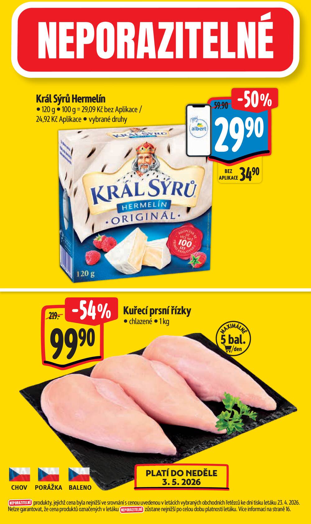 Leták Albert - Albert Supermarket Jihomoravský od 29.4. do 5.5.2026 - strana 2