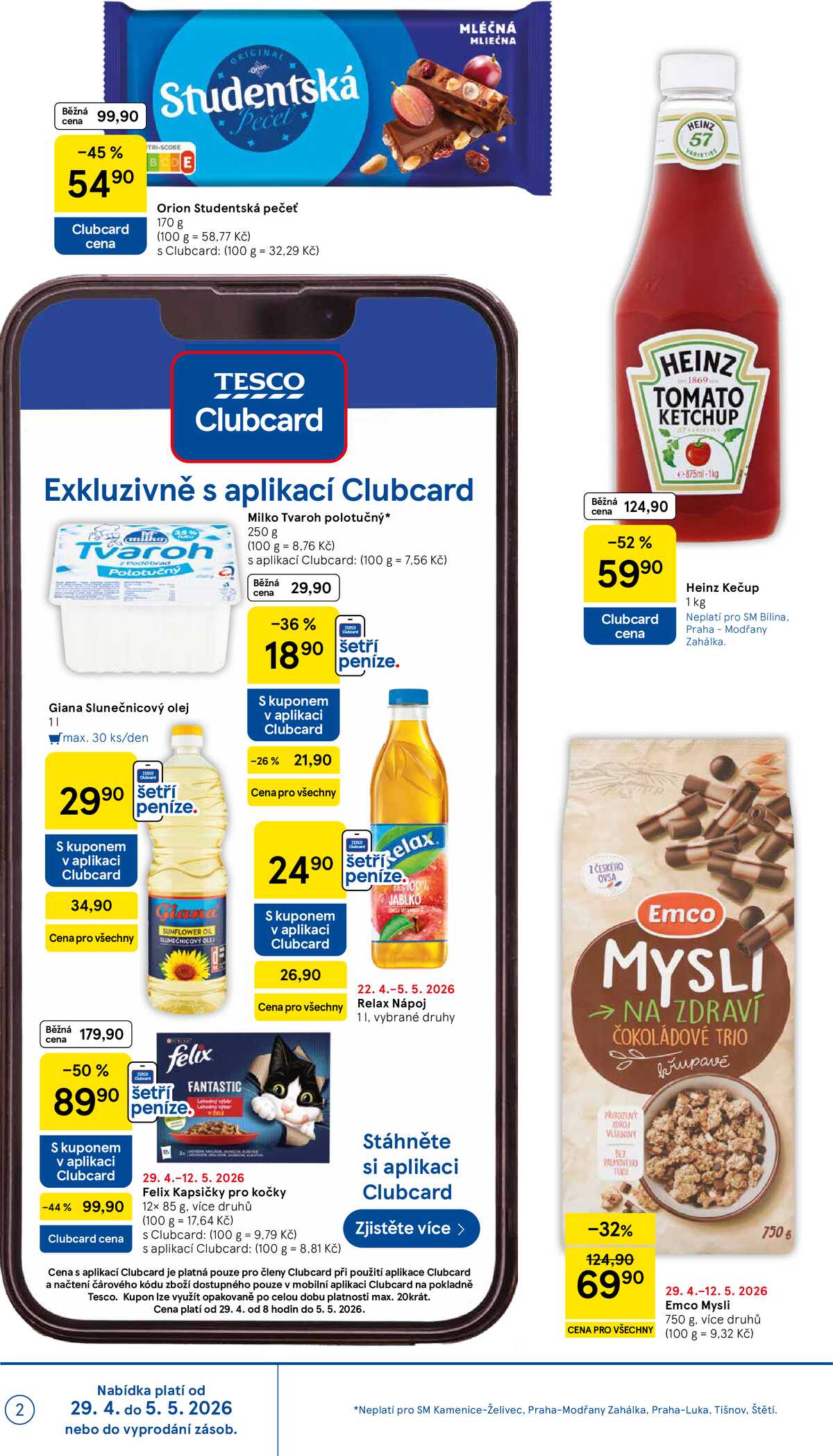 Tesco supermarkety od 29.4. do 5.5.2026 strana 2