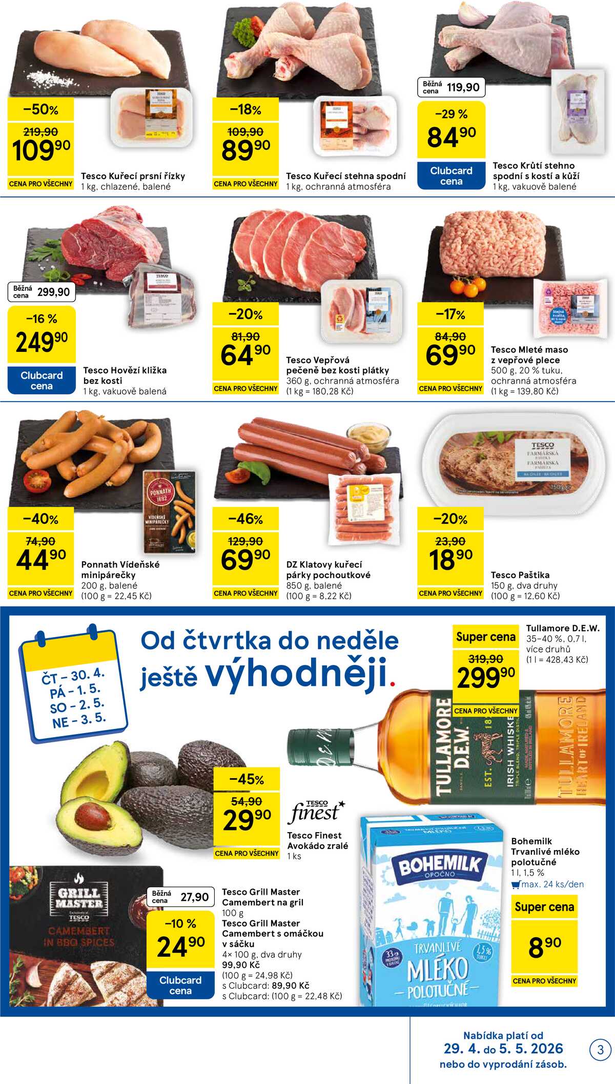 Tesco supermarkety od 29.4. do 5.5.2026 strana 3