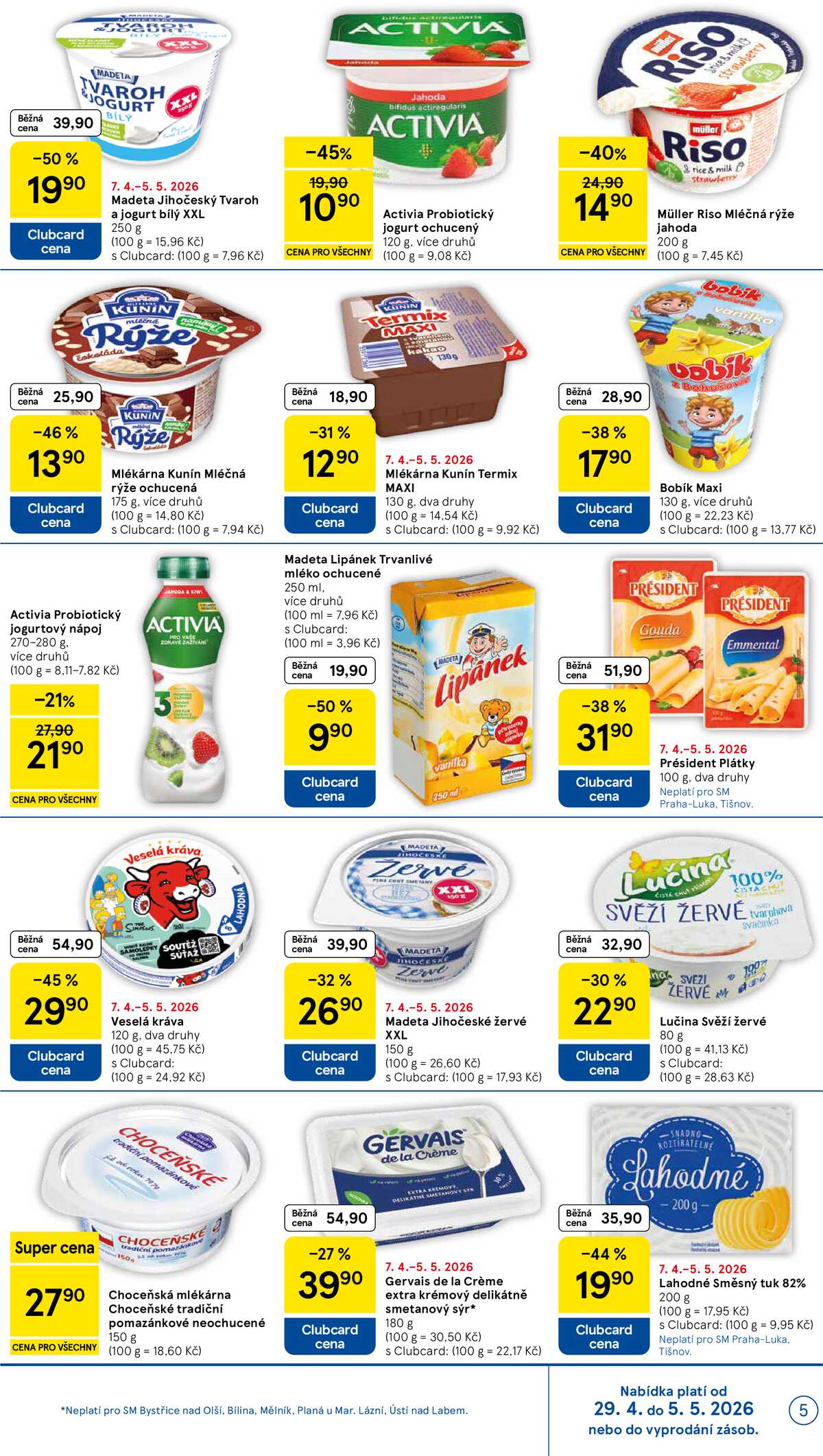 Tesco supermarkety od 29.4. do 5.5.2026 strana 5