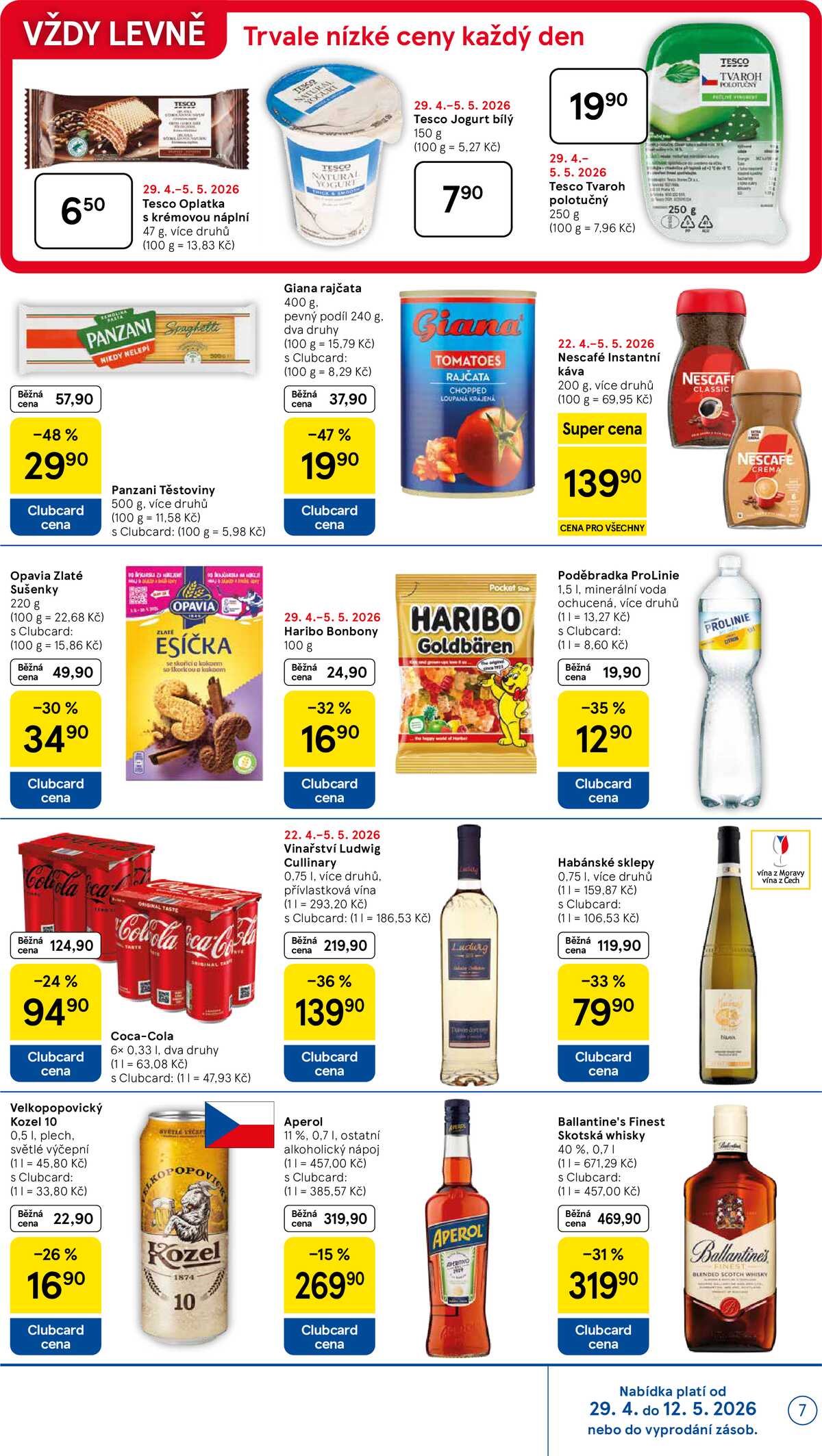 Tesco supermarkety od 29.4. do 5.5.2026 strana 7