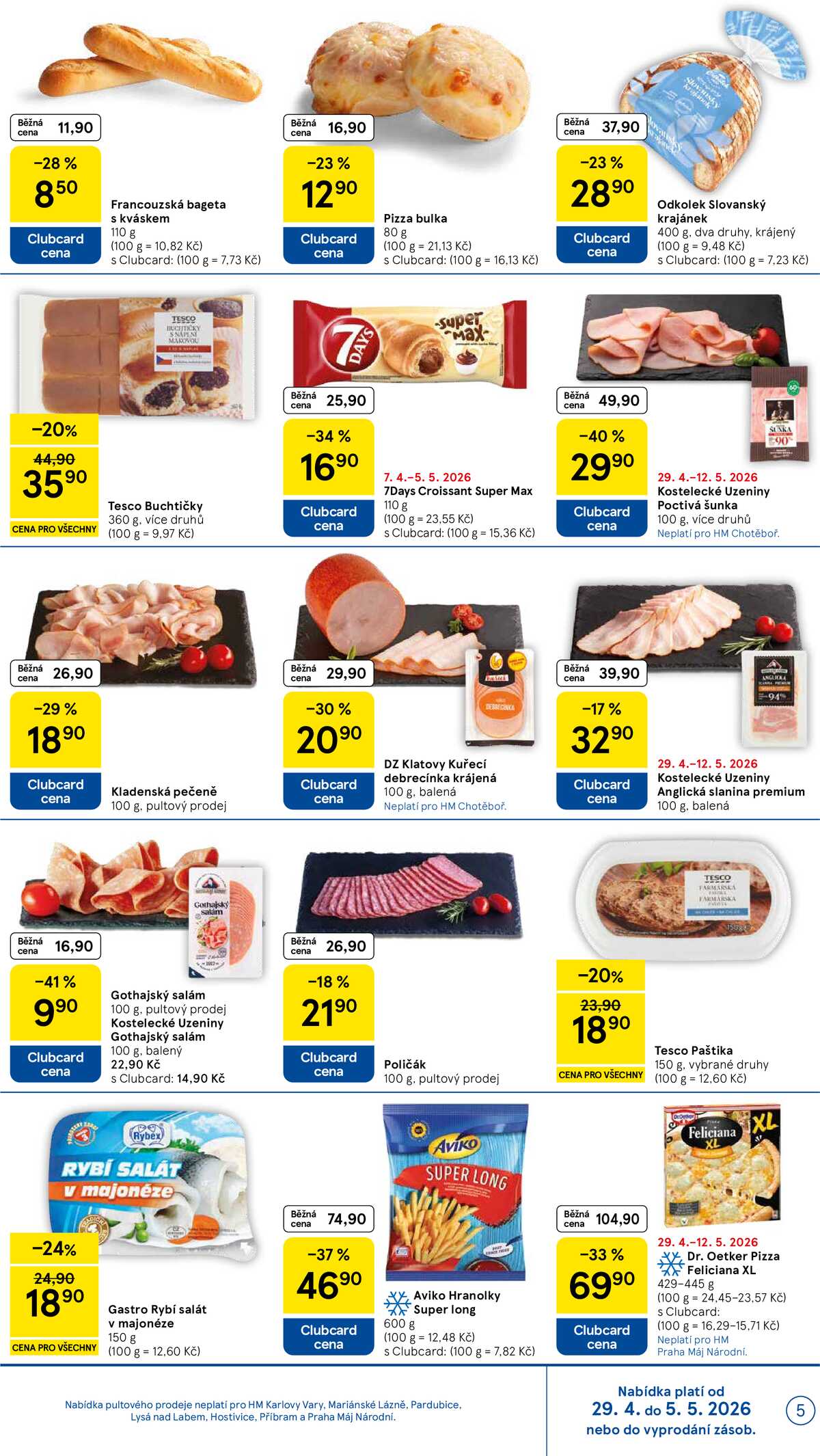 Tesco malé hypermarkety od 29.4. do 5.5.2026 strana 5