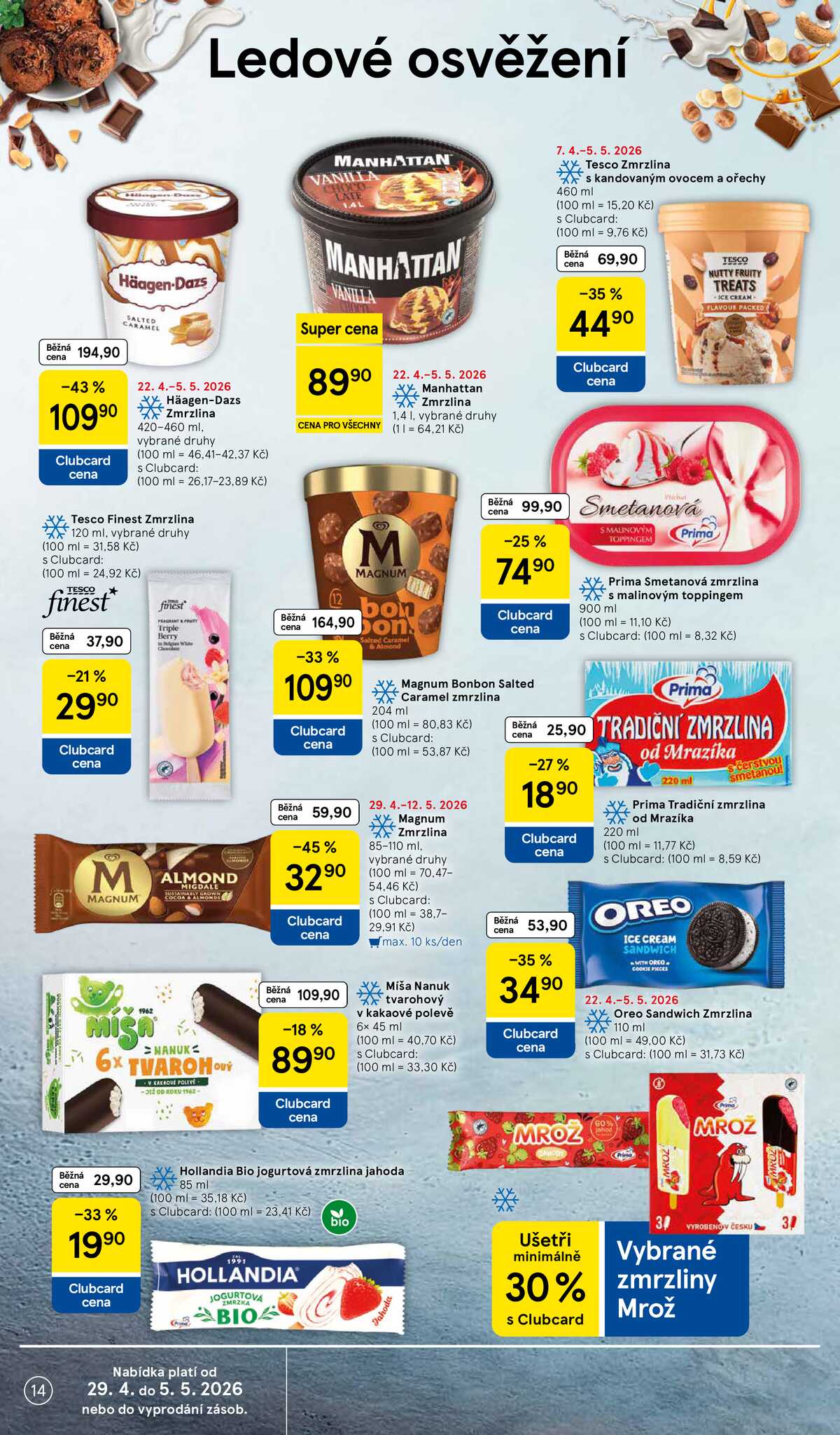 Tesco malé hypermarkety od 29.4. do 5.5.2026 strana 14