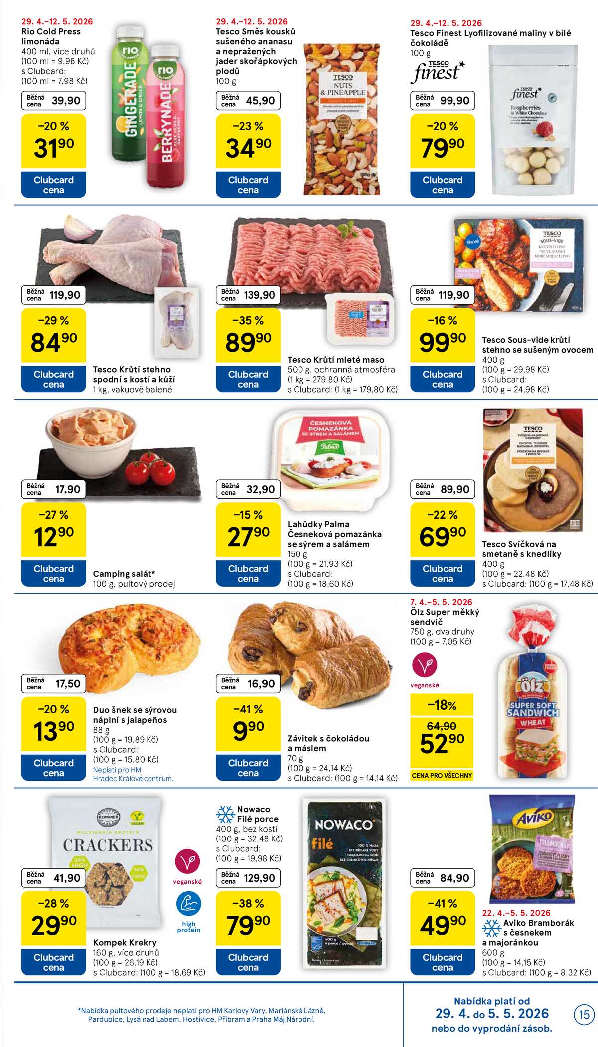 Tesco malé hypermarkety od 29.4. do 5.5.2026 strana 15