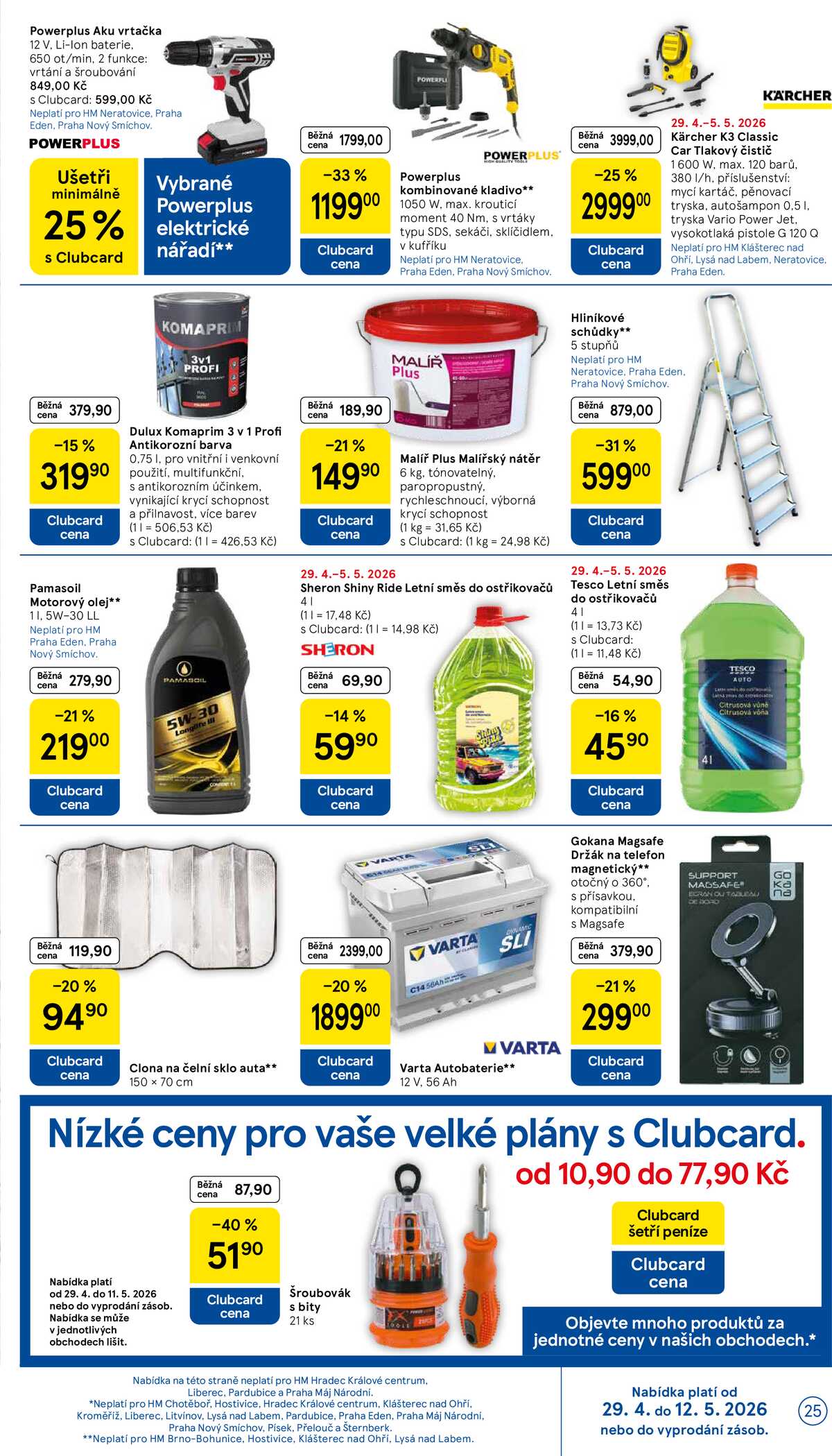 Tesco malé hypermarkety od 29.4. do 5.5.2026 strana 25