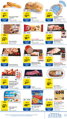 Tesco malé hypermarkety od 29.4. do 5.5.2026
