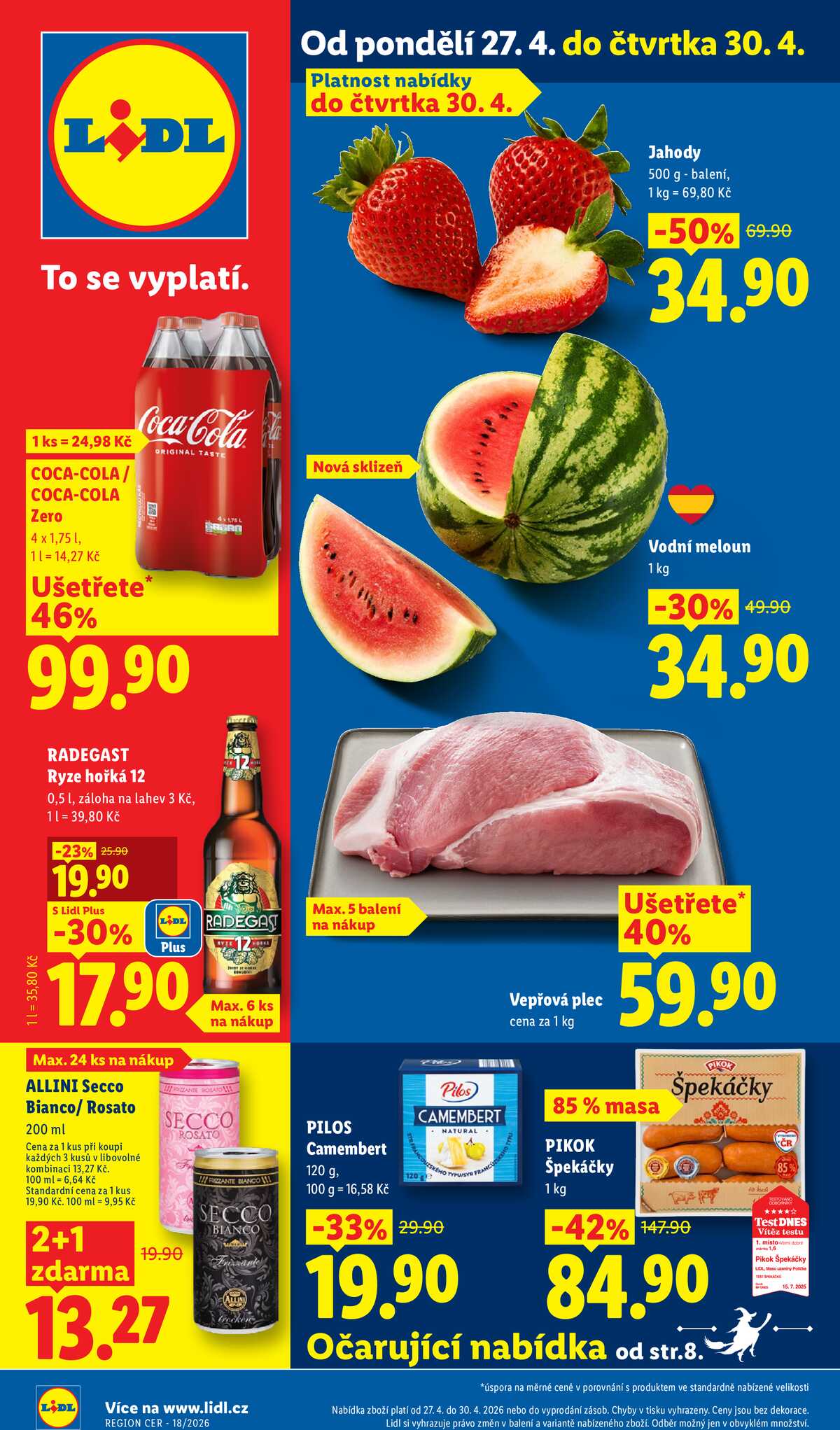 Lidl od 27.4. do 30.4.2026 strana 1