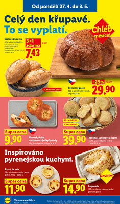 Lidl od 27.4. do 30.4.2026