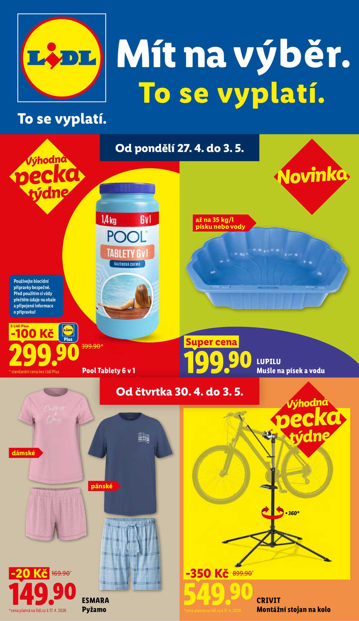 Lidl Spotřební zboží 27.4. - 3.5. strana 1