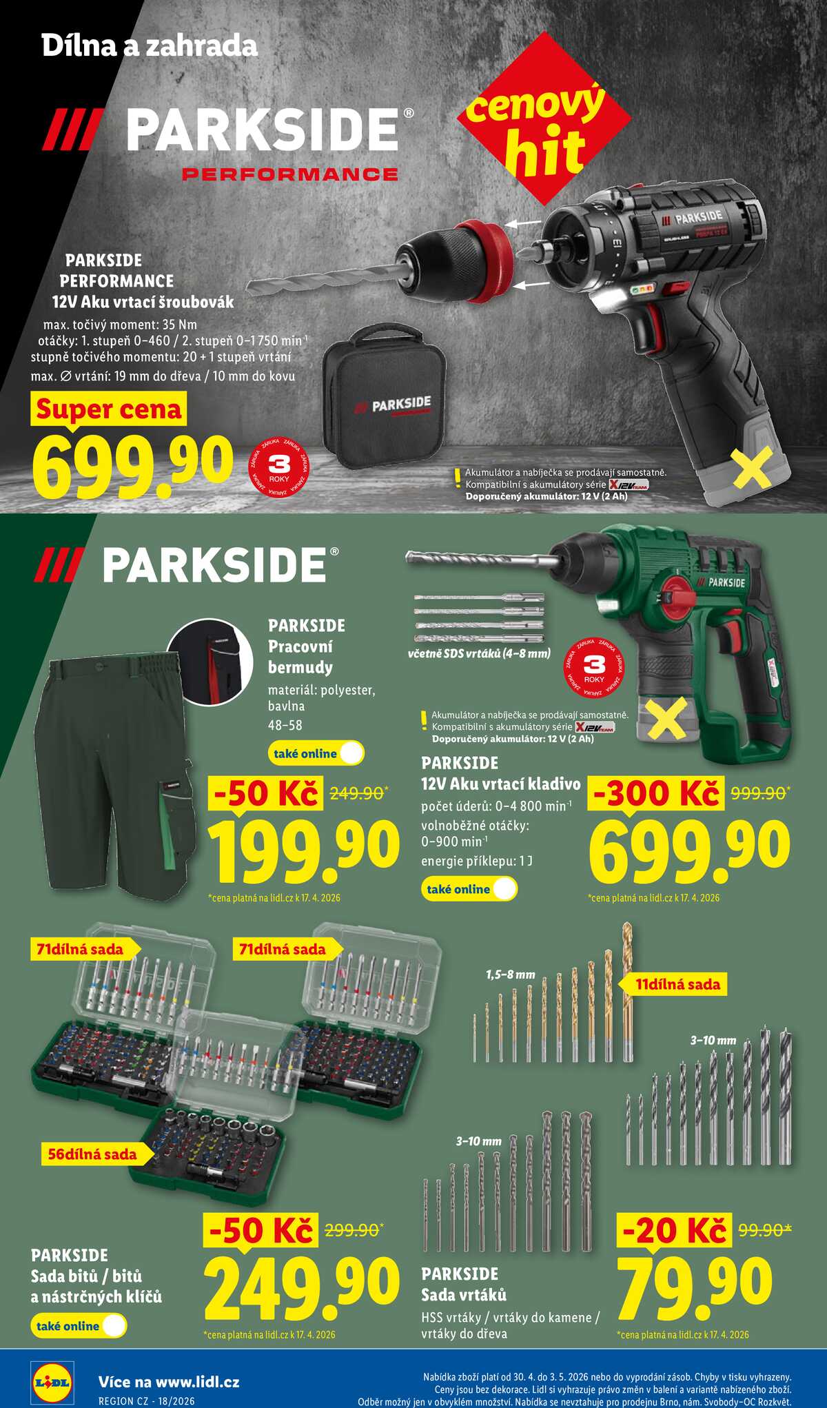 Lidl Spotřební zboží 27.4. - 3.5. strana 18