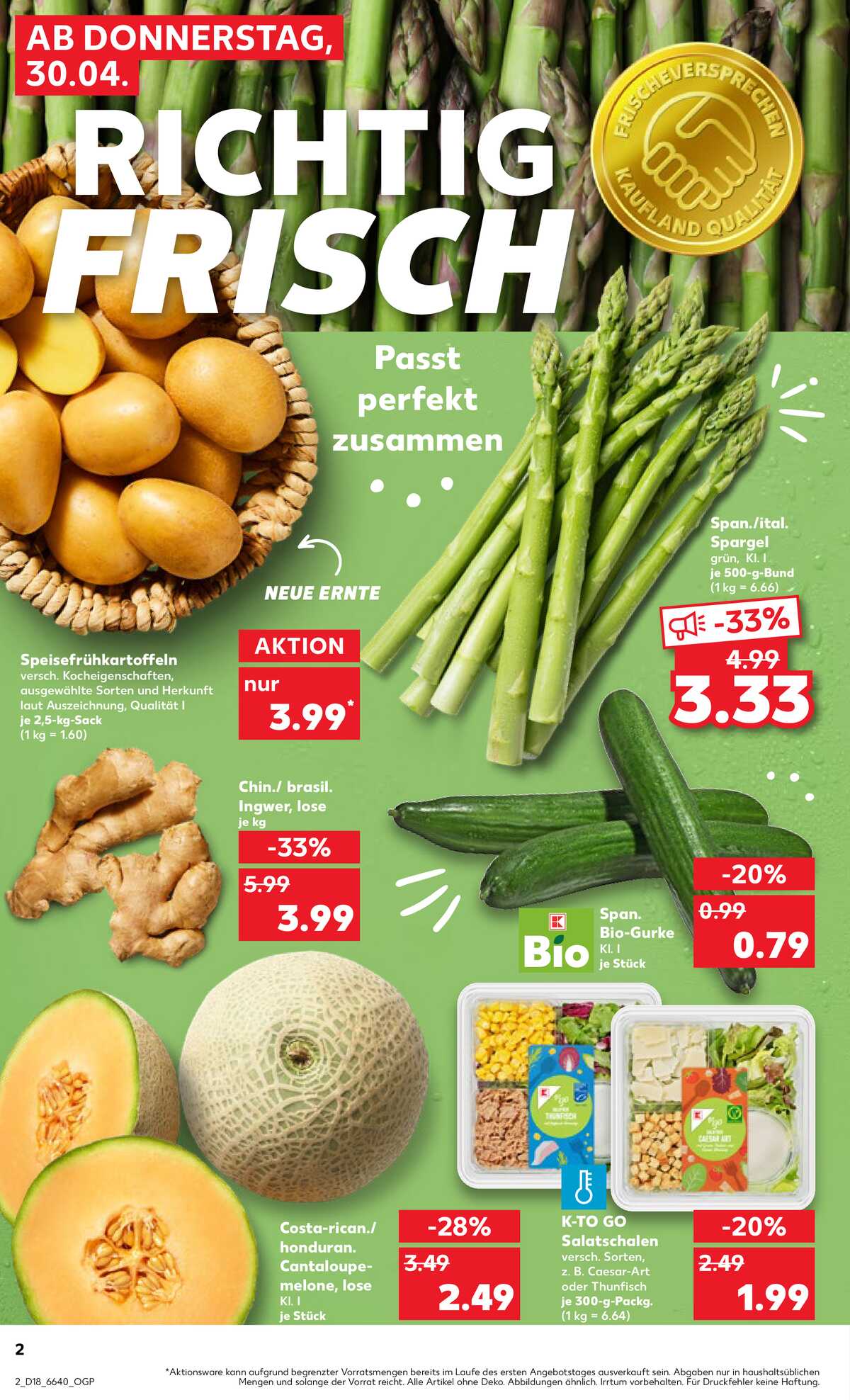 Leták Kaufland Německo 30.4.-6.5.2026 strana 2
