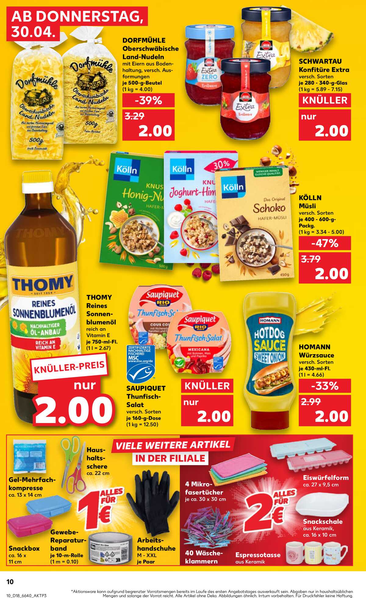 Leták Kaufland Německo 30.4.-6.5.2026 strana 10