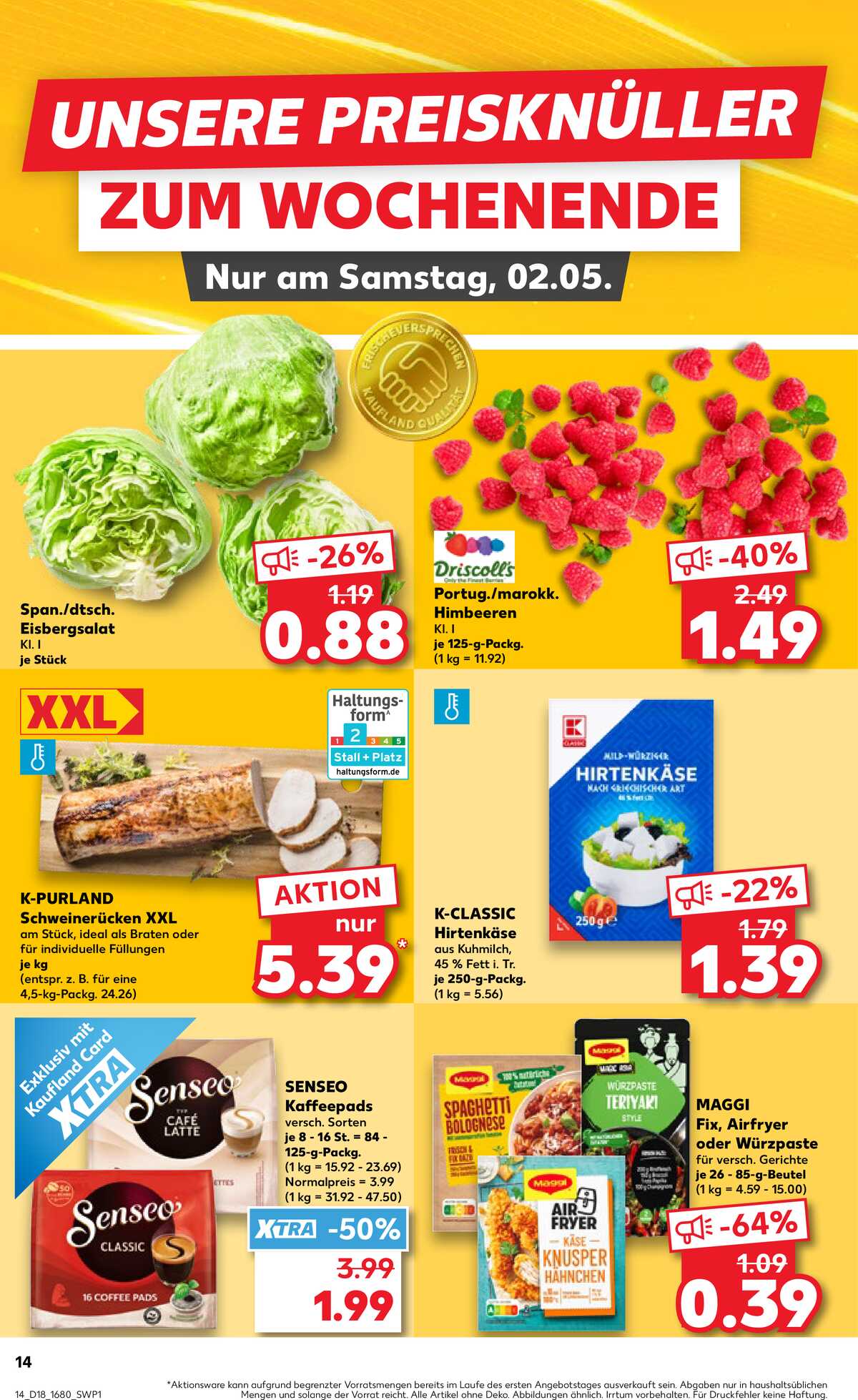 Leták Kaufland Německo 30.4.-6.5.2026 strana 14