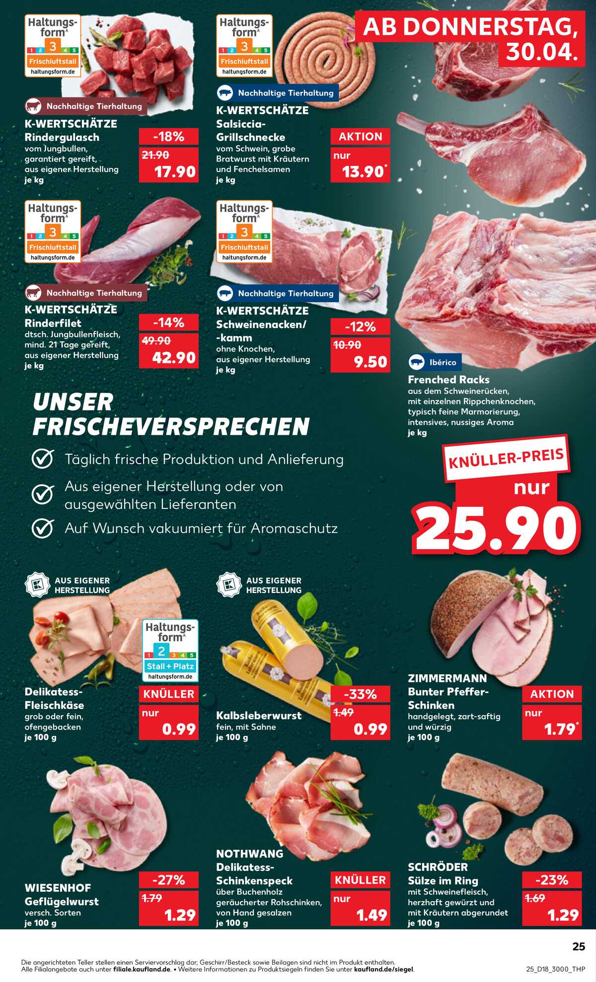 Leták Kaufland Německo 30.4.-6.5.2026 strana 25