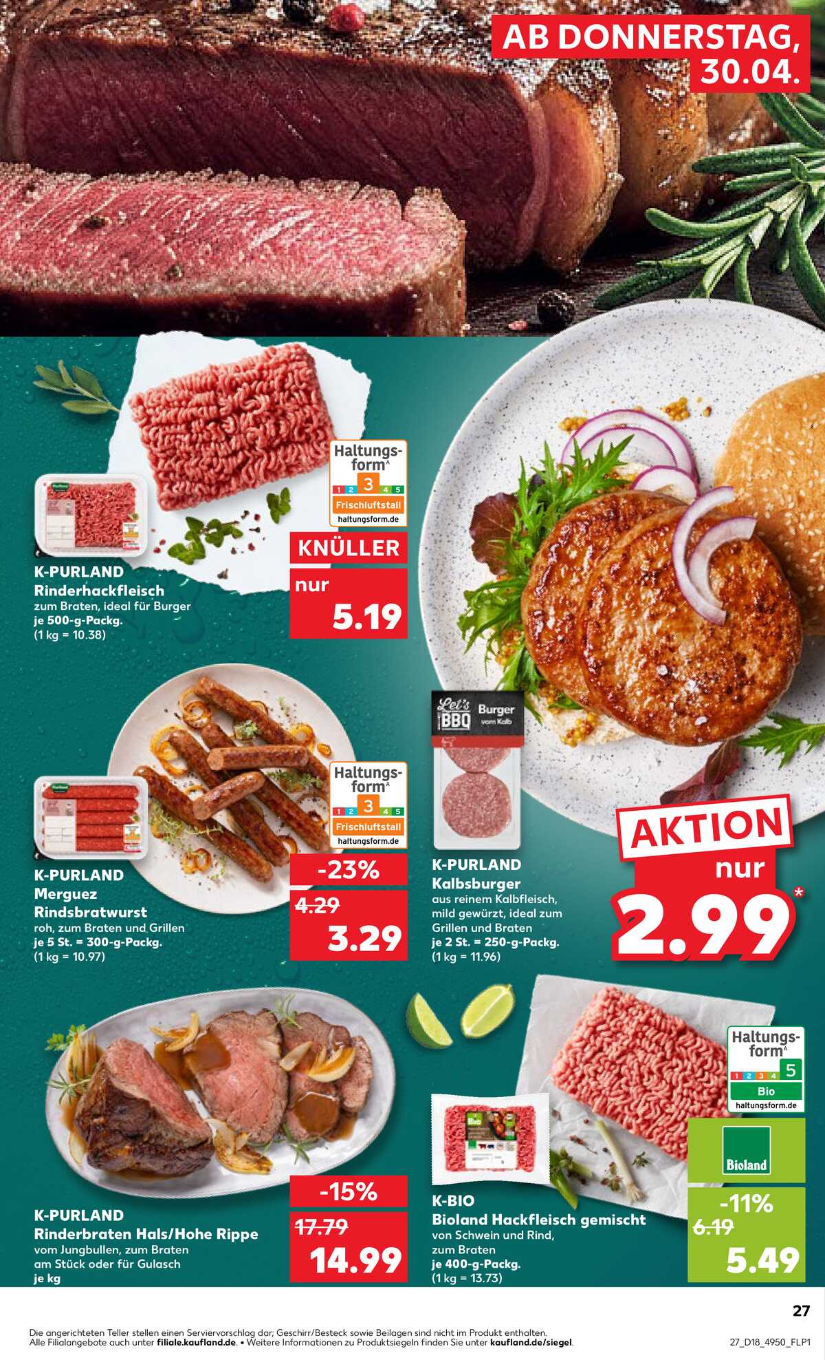 Leták Kaufland Německo 30.4.-6.5.2026 strana 27