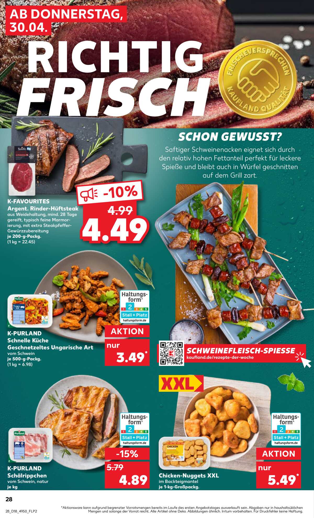 Leták Kaufland Německo 30.4.-6.5.2026 strana 28