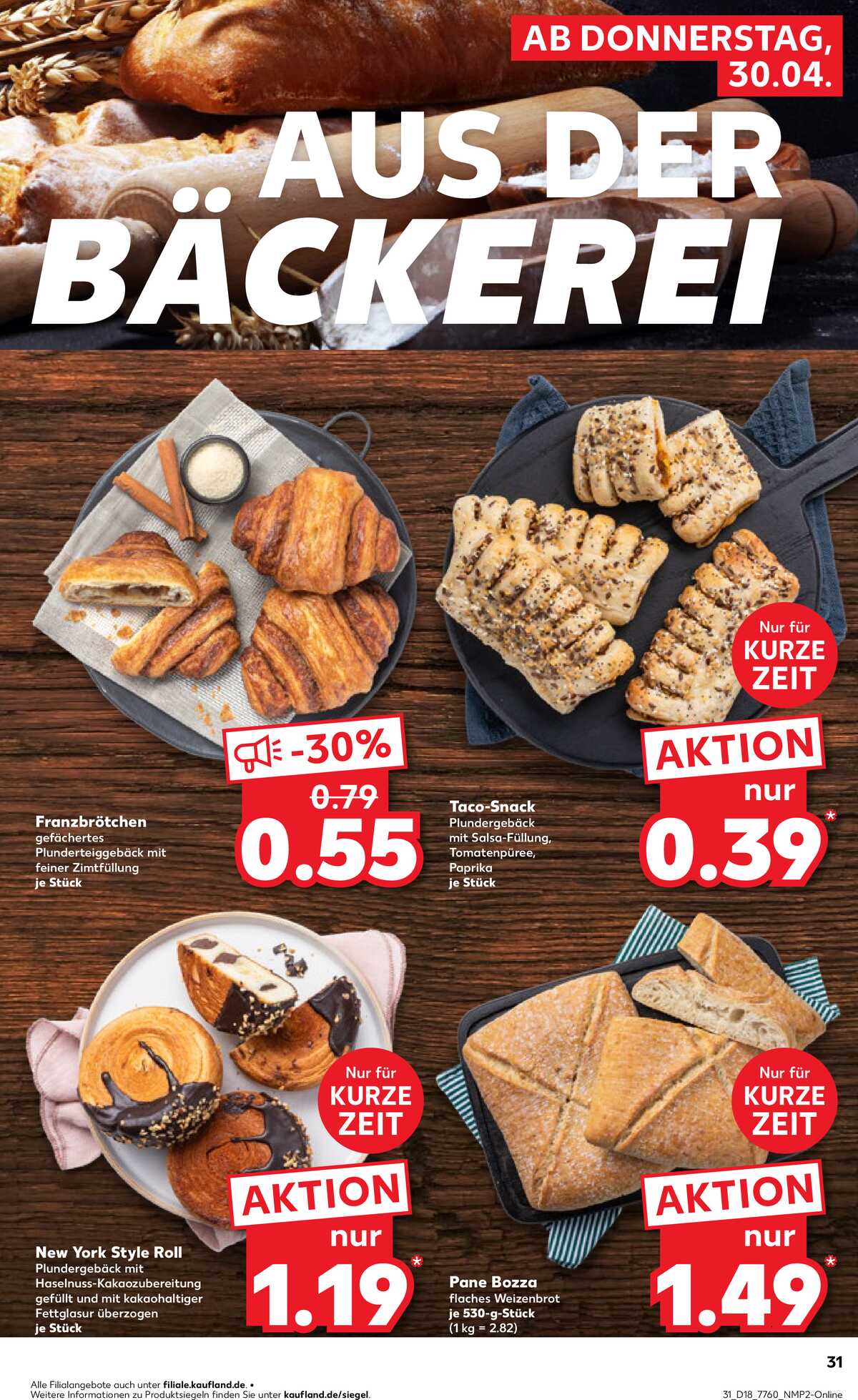 Leták Kaufland Německo 30.4.-6.5.2026 strana 31