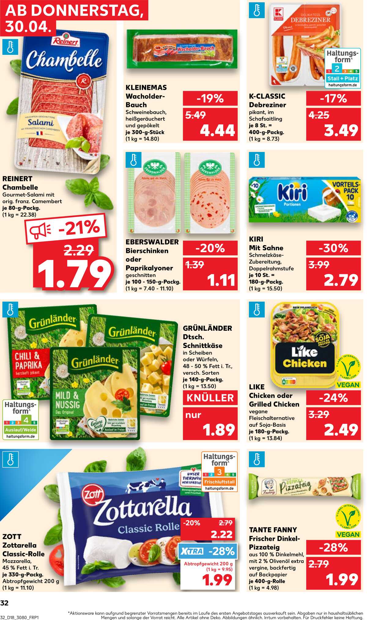 Leták Kaufland Německo 30.4.-6.5.2026 strana 32