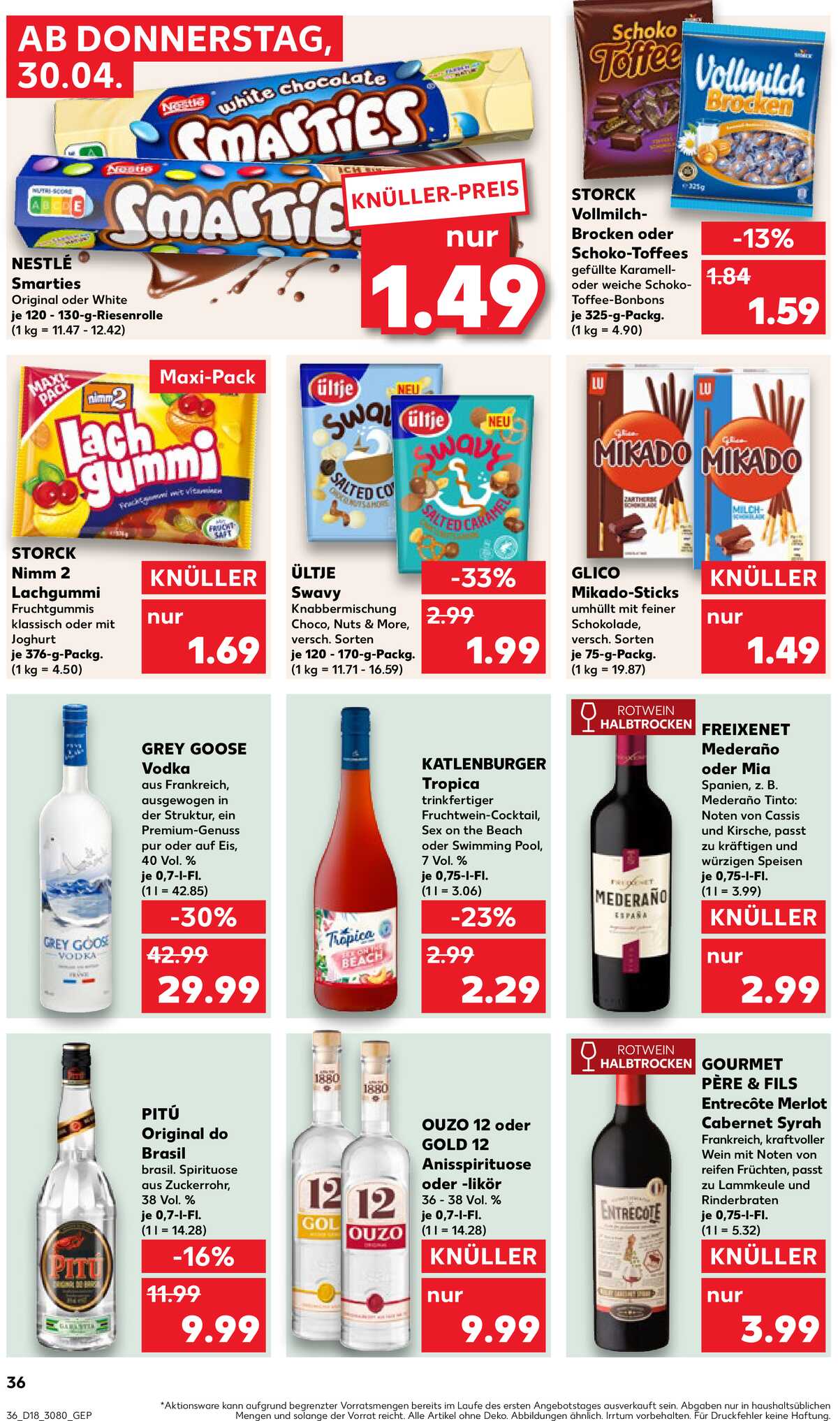 Leták Kaufland Německo 30.4.-6.5.2026 strana 36