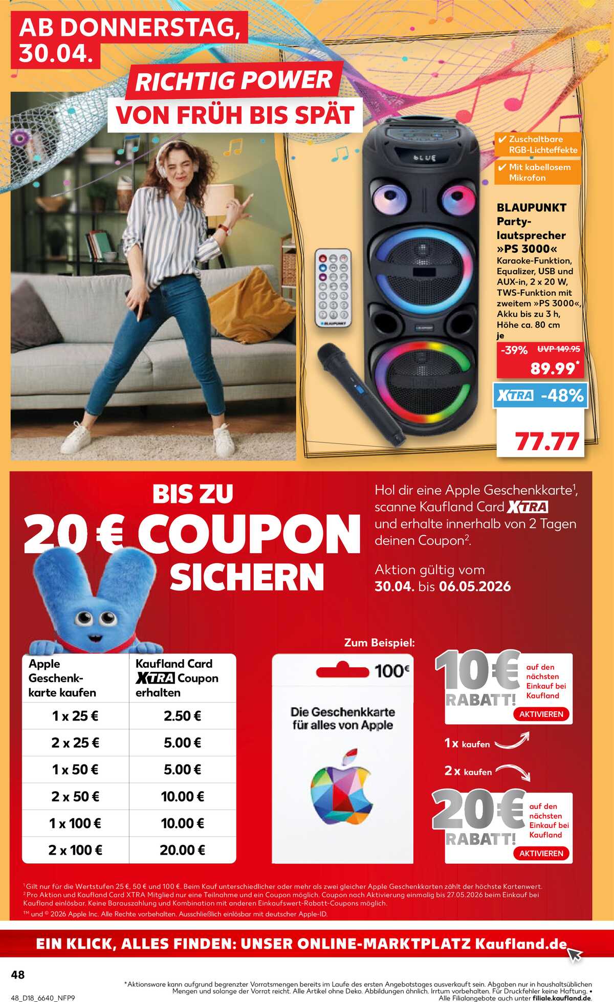 Leták Kaufland Německo 30.4.-6.5.2026 strana 48