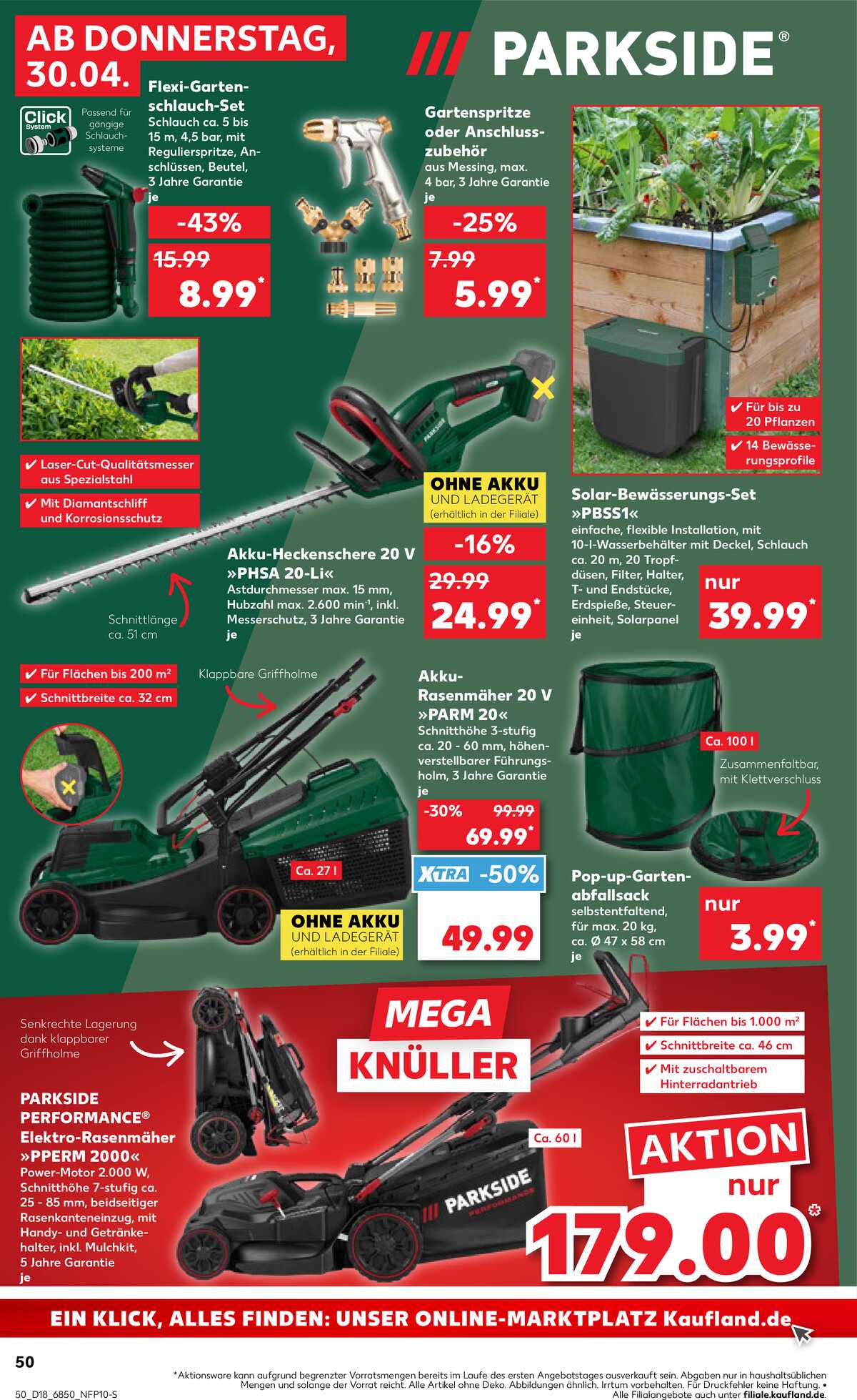 Leták Kaufland Německo 30.4.-6.5.2026 strana 50