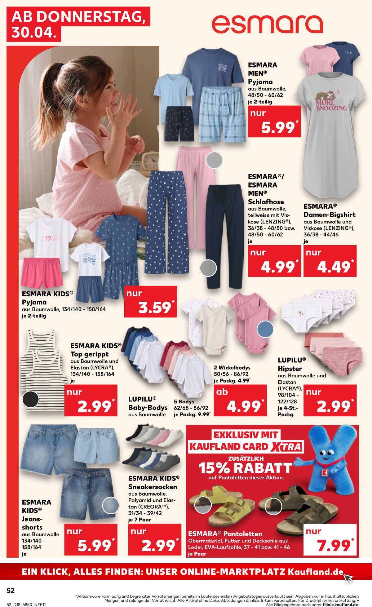 Leták Kaufland Německo 30.4.-6.5.2026 strana 52