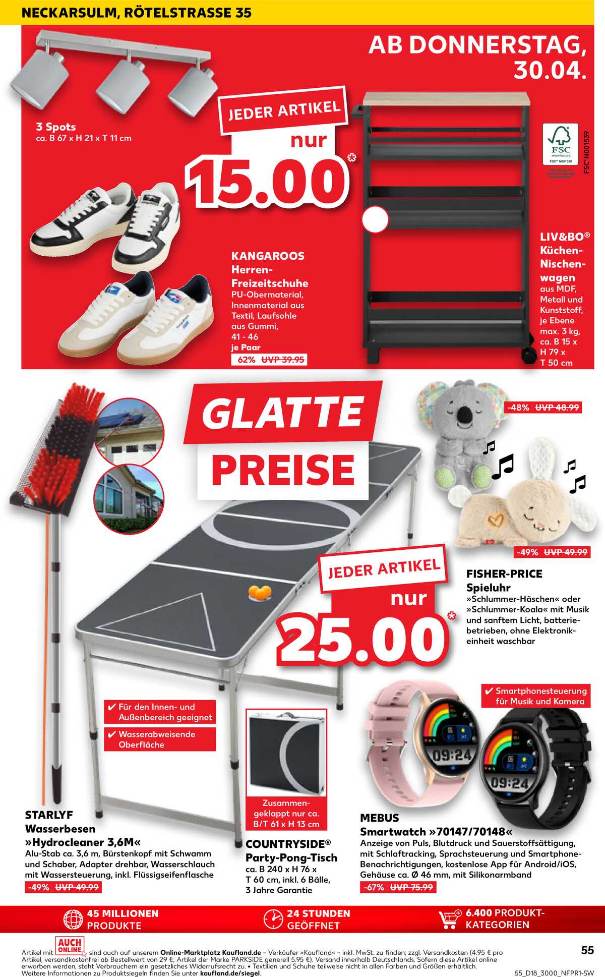 Leták Kaufland Německo 30.4.-6.5.2026 strana 55