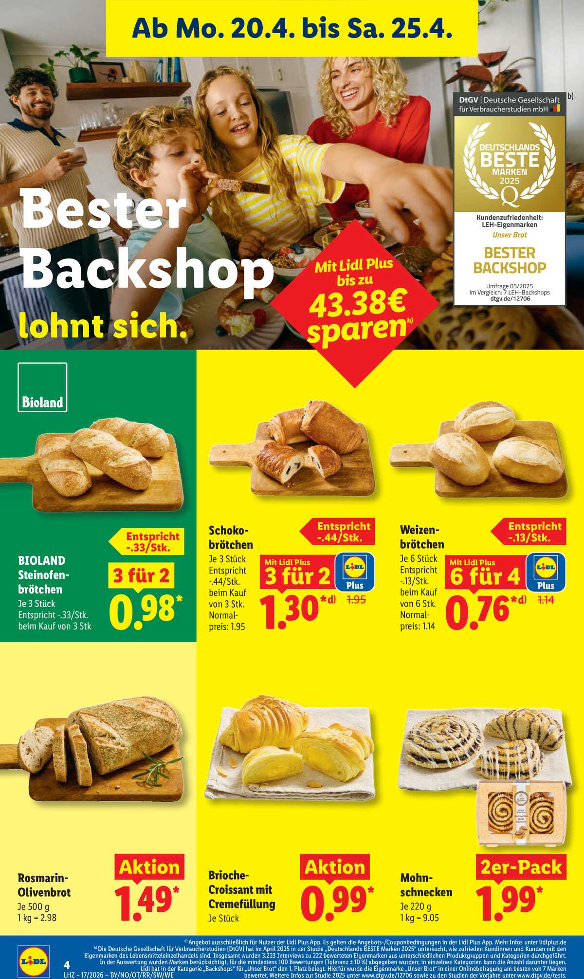 Leták Lidl Německo 20.4.-25.4.2026 strana 12