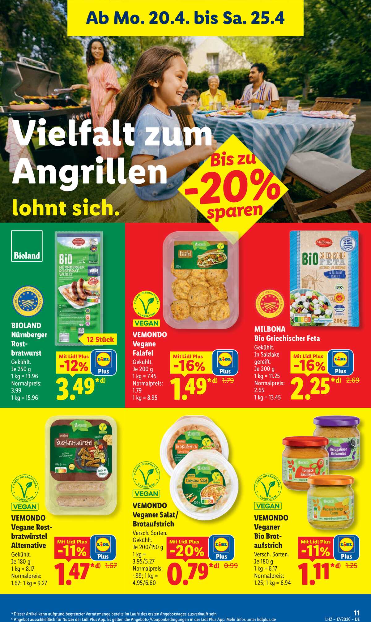 Leták Lidl Německo 20.4.-25.4.2026 strana 25