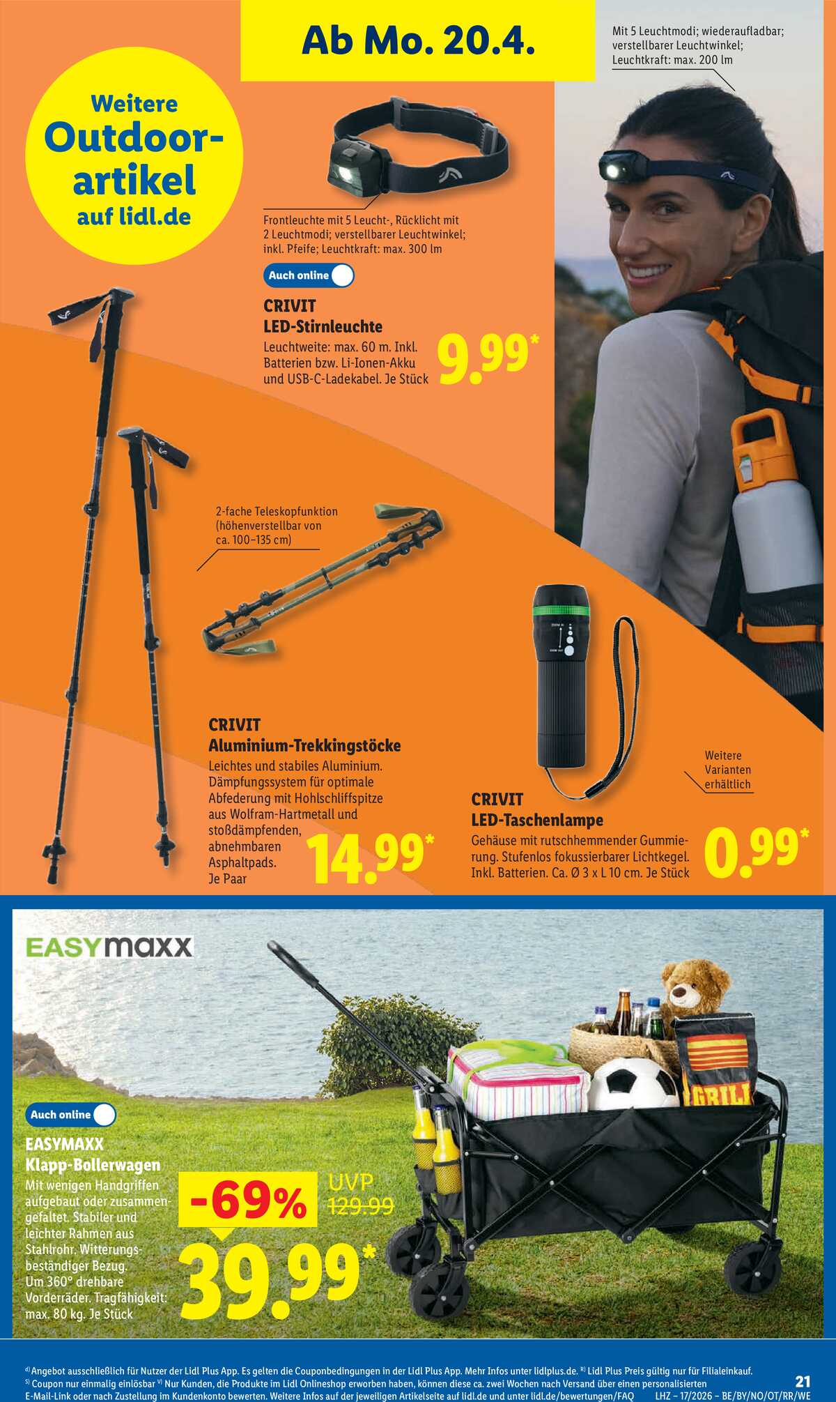 Leták Lidl Německo 20.4.-25.4.2026 strana 39