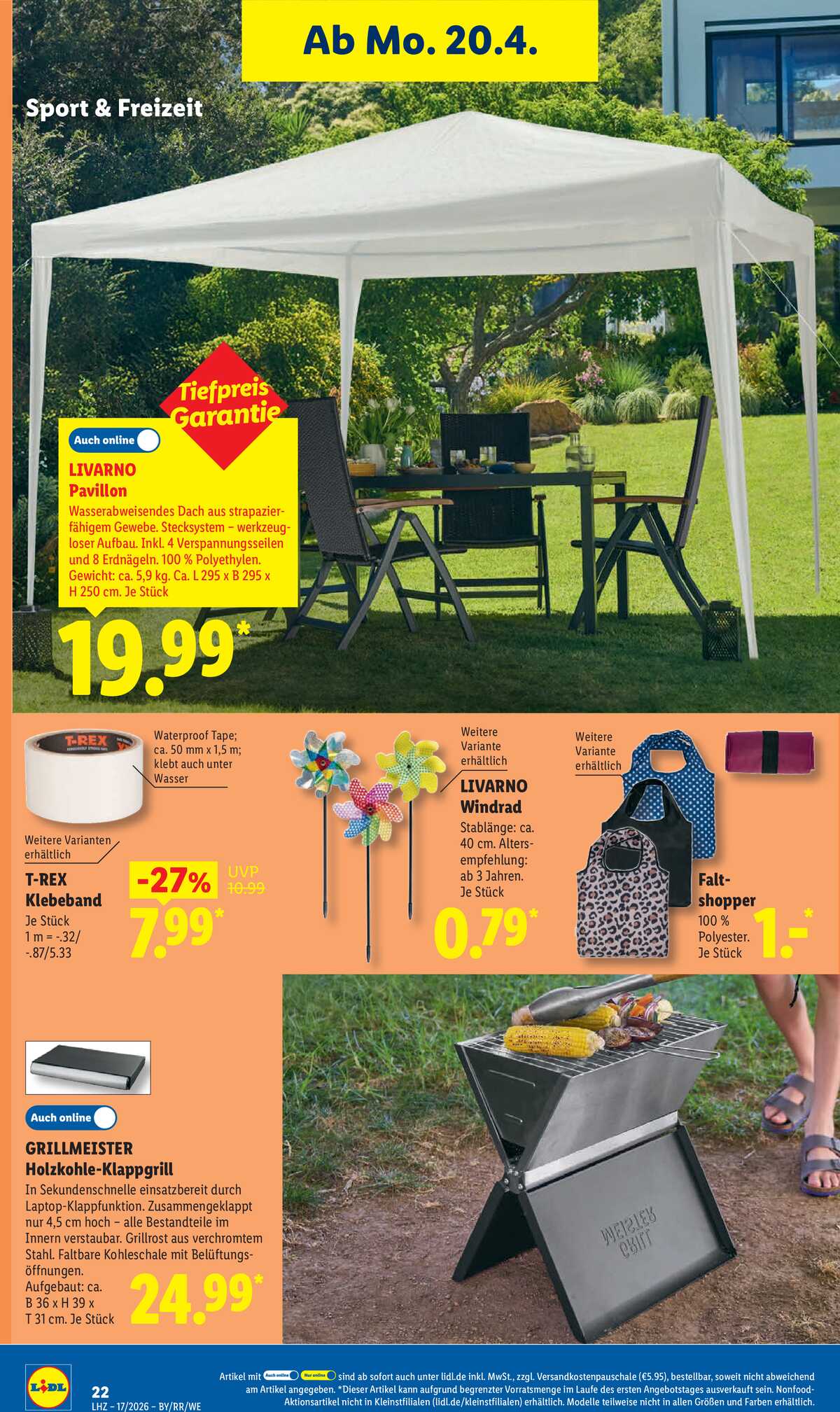 Leták Lidl Německo 20.4.-25.4.2026 strana 40