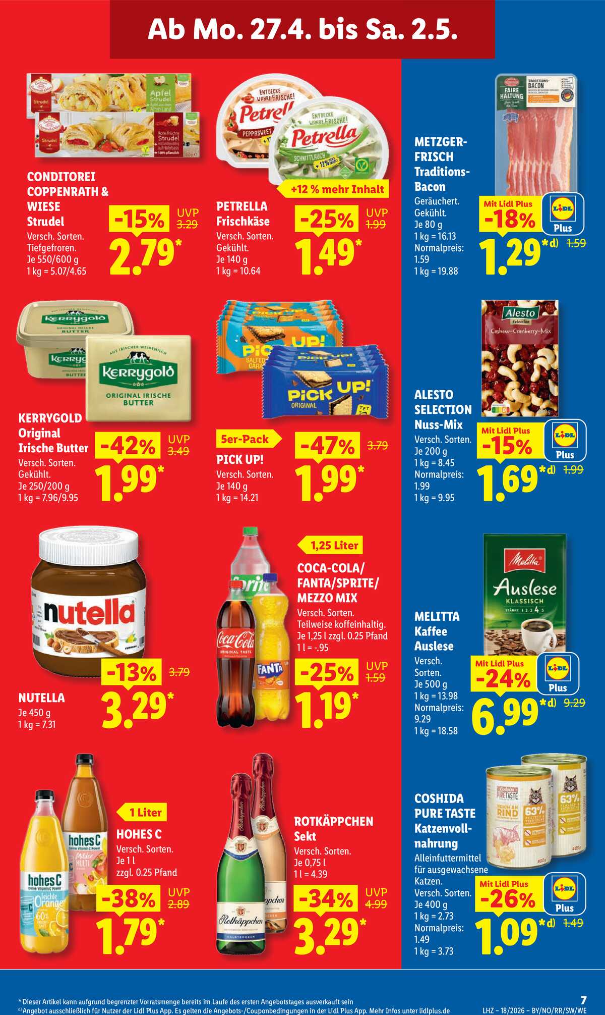 Leták Lidl Německo 27.4.-2.5.2026 strana 15