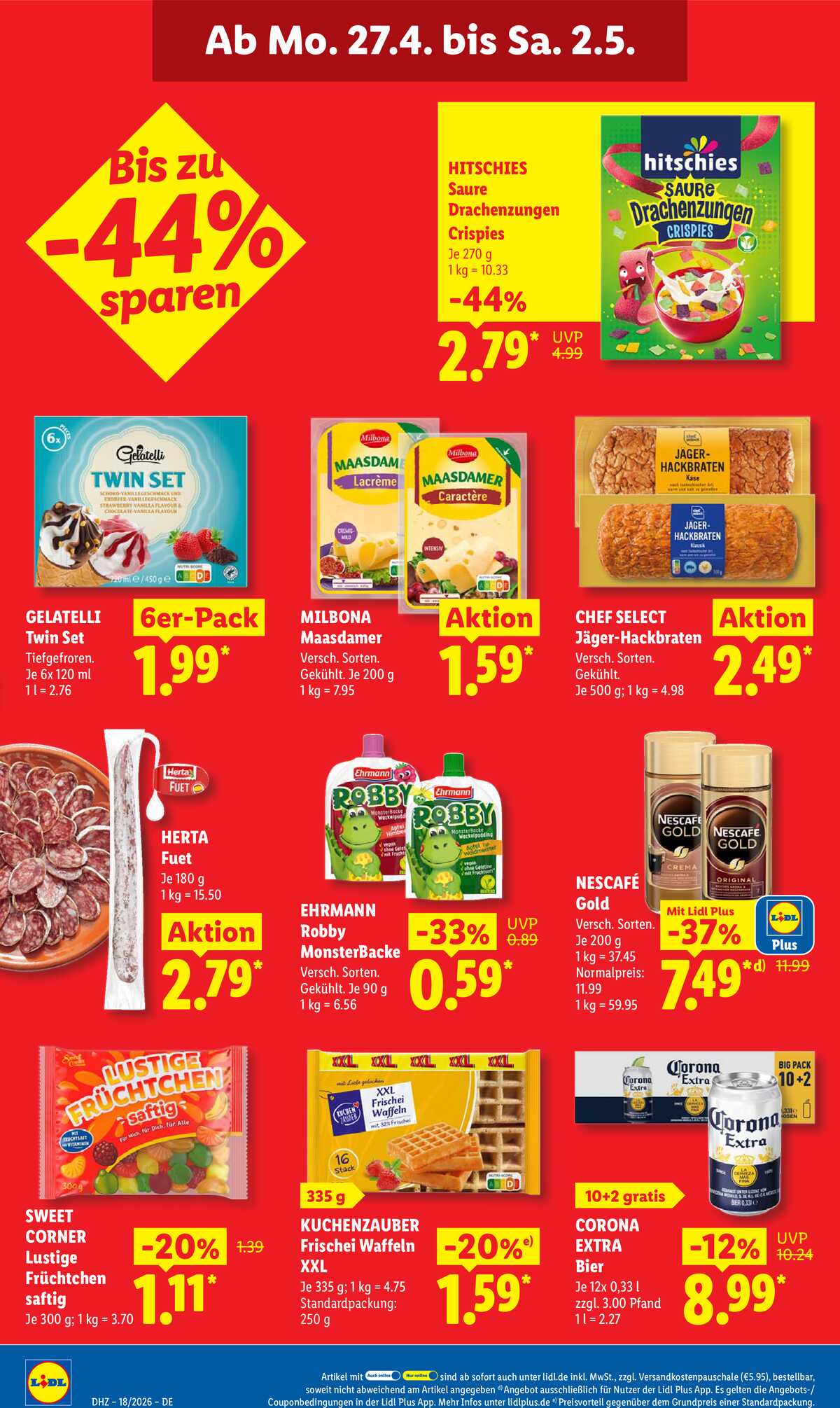 Leták Lidl Německo 27.4.-2.5.2026 strana 18