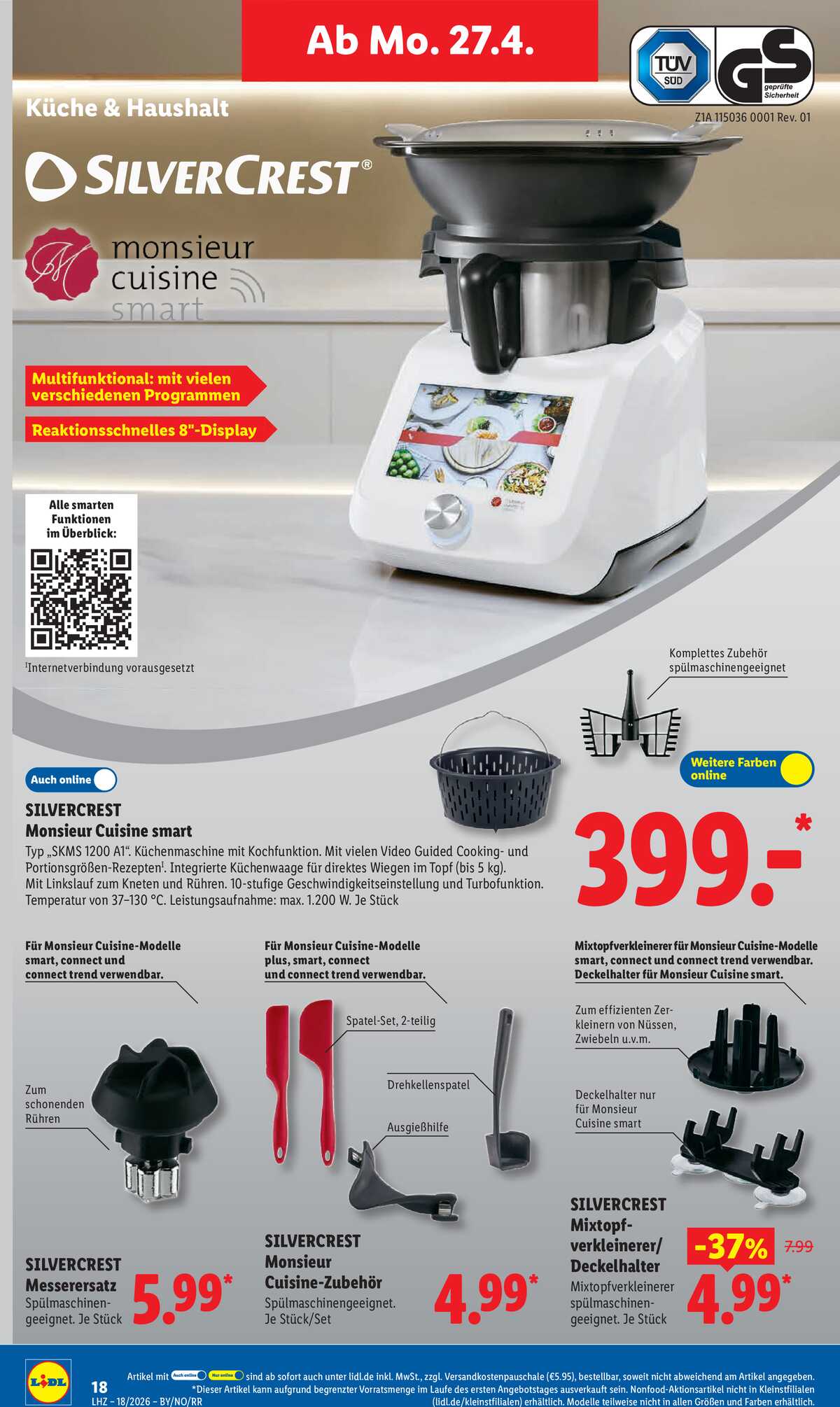 Leták Lidl Německo 27.4.-2.5.2026 strana 34