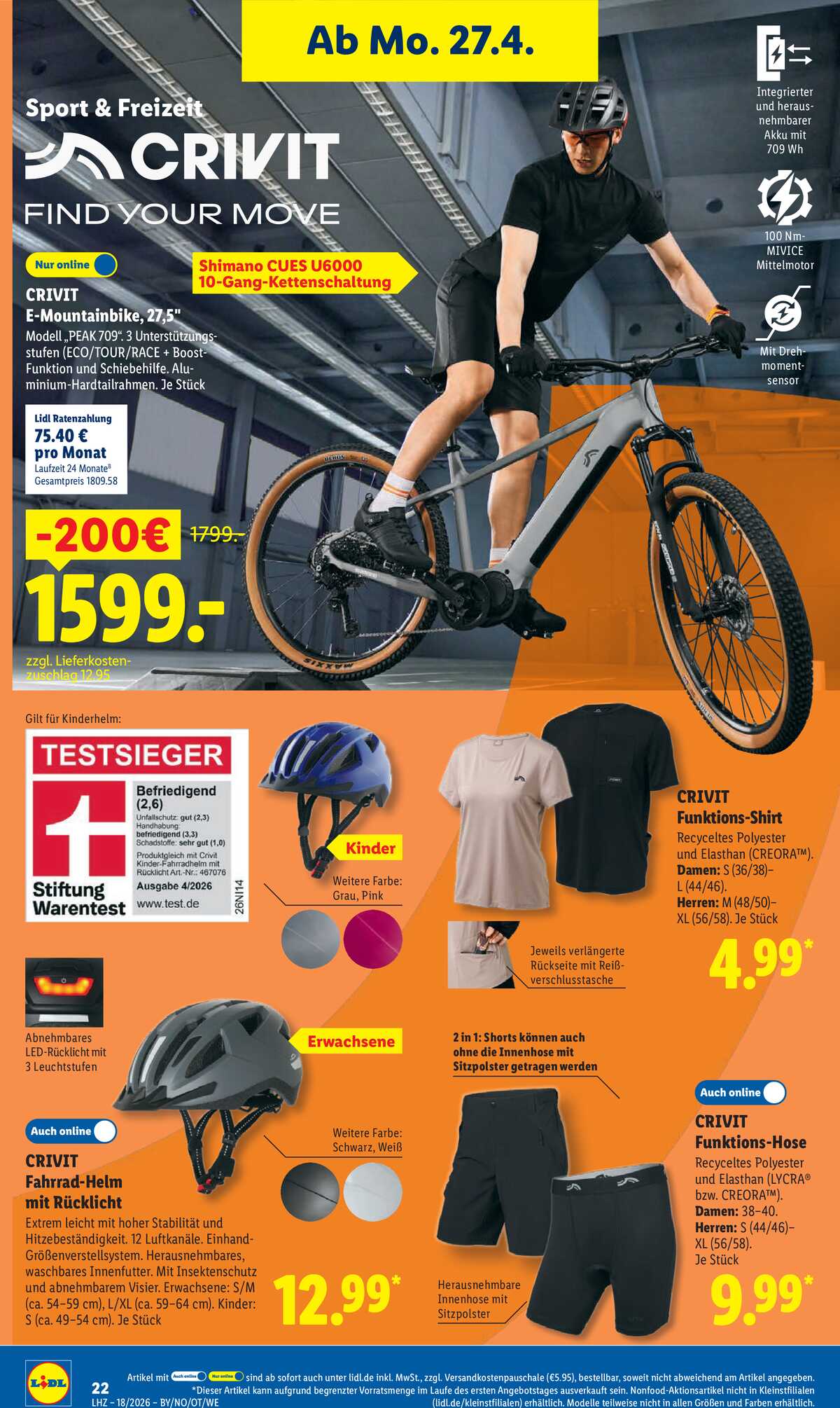 Leták Lidl Německo 27.4.-2.5.2026 strana 42