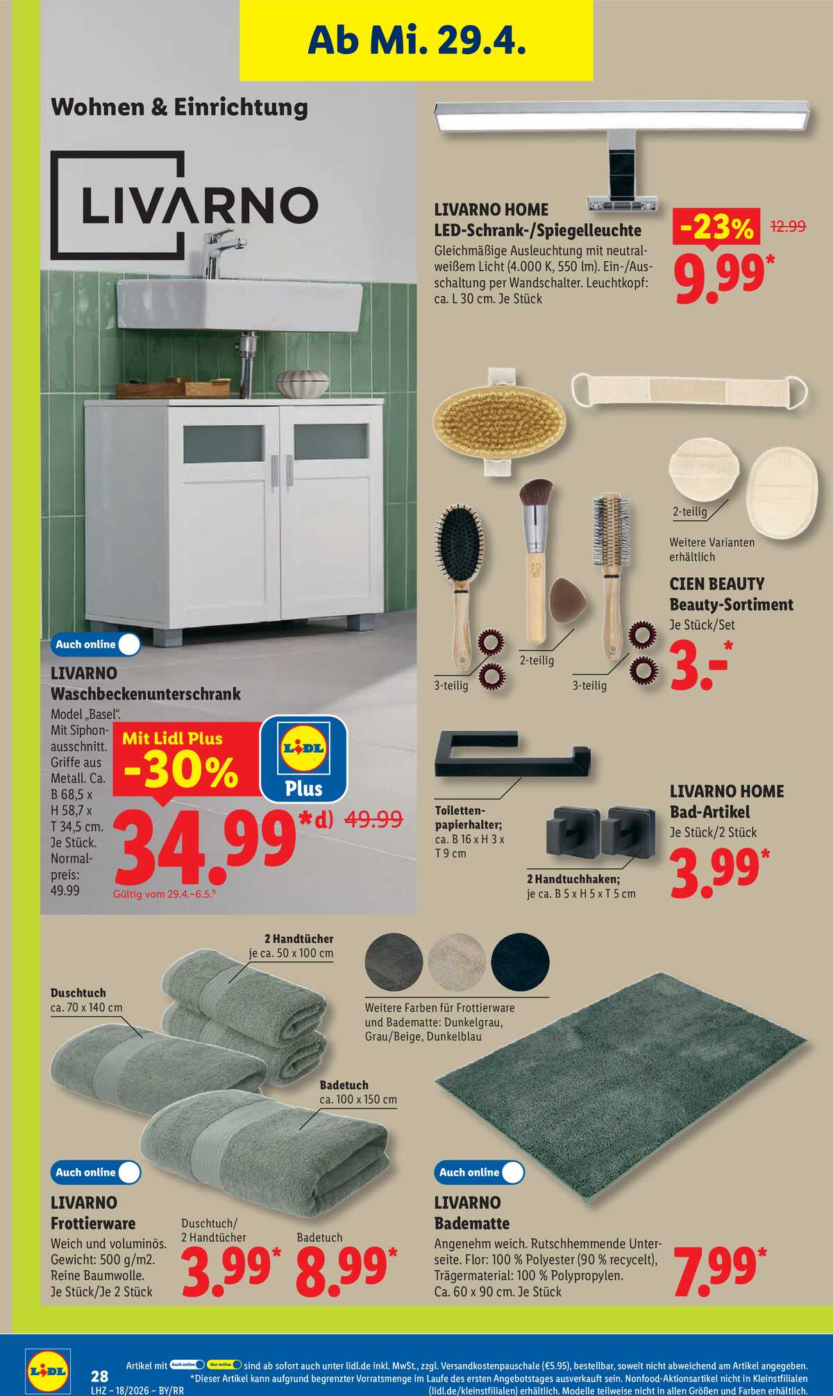 Leták Lidl Německo 27.4.-2.5.2026 strana 48